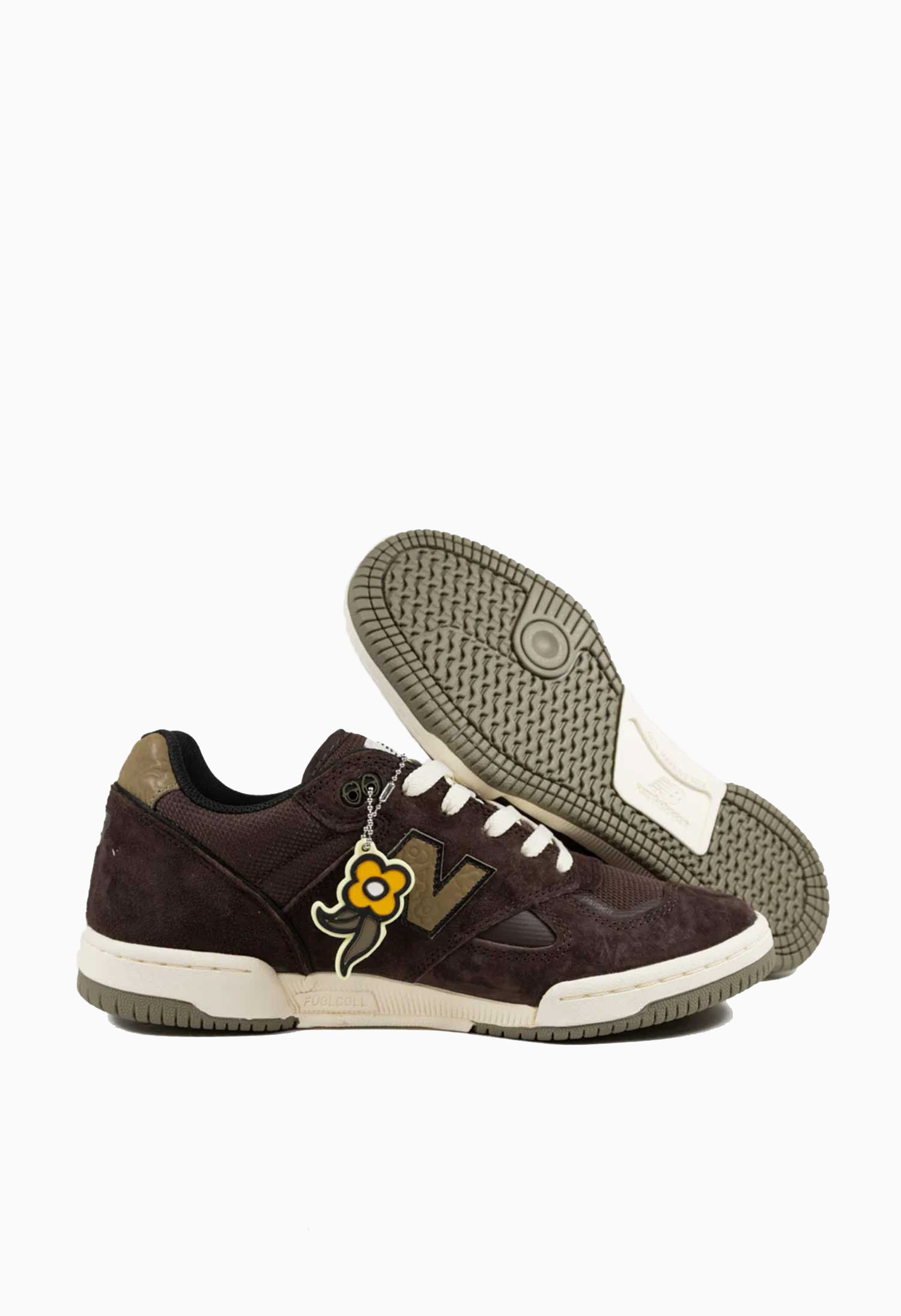 New Balance Numeric X Krooked 'Tom Knox 600' Skate Shoes (Chocolate / Olive)