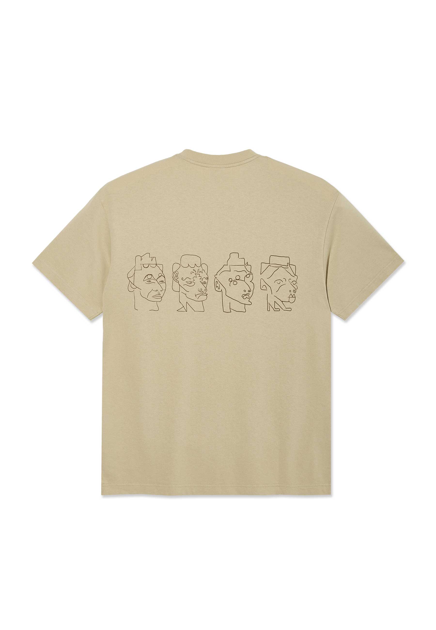 Polar '8 Heads' T-Shirt (Sand / Brown)