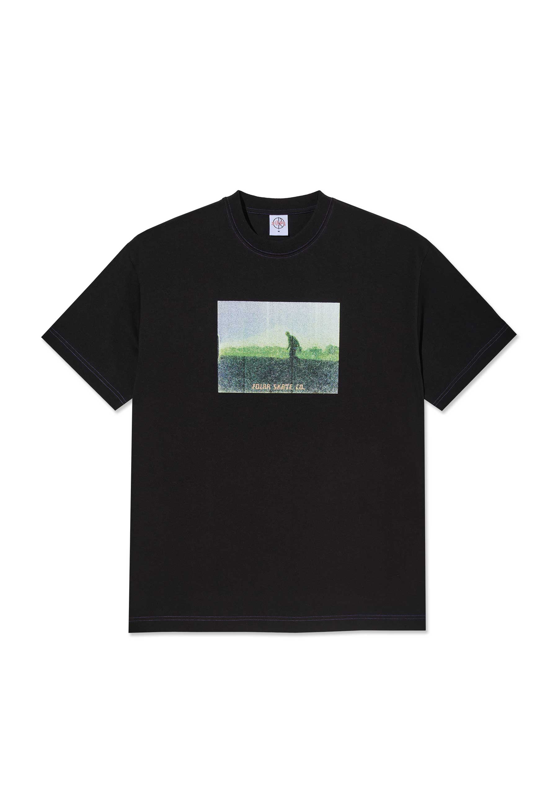 Polar 'Beach Walk' T-Shirt (Black / Purple)