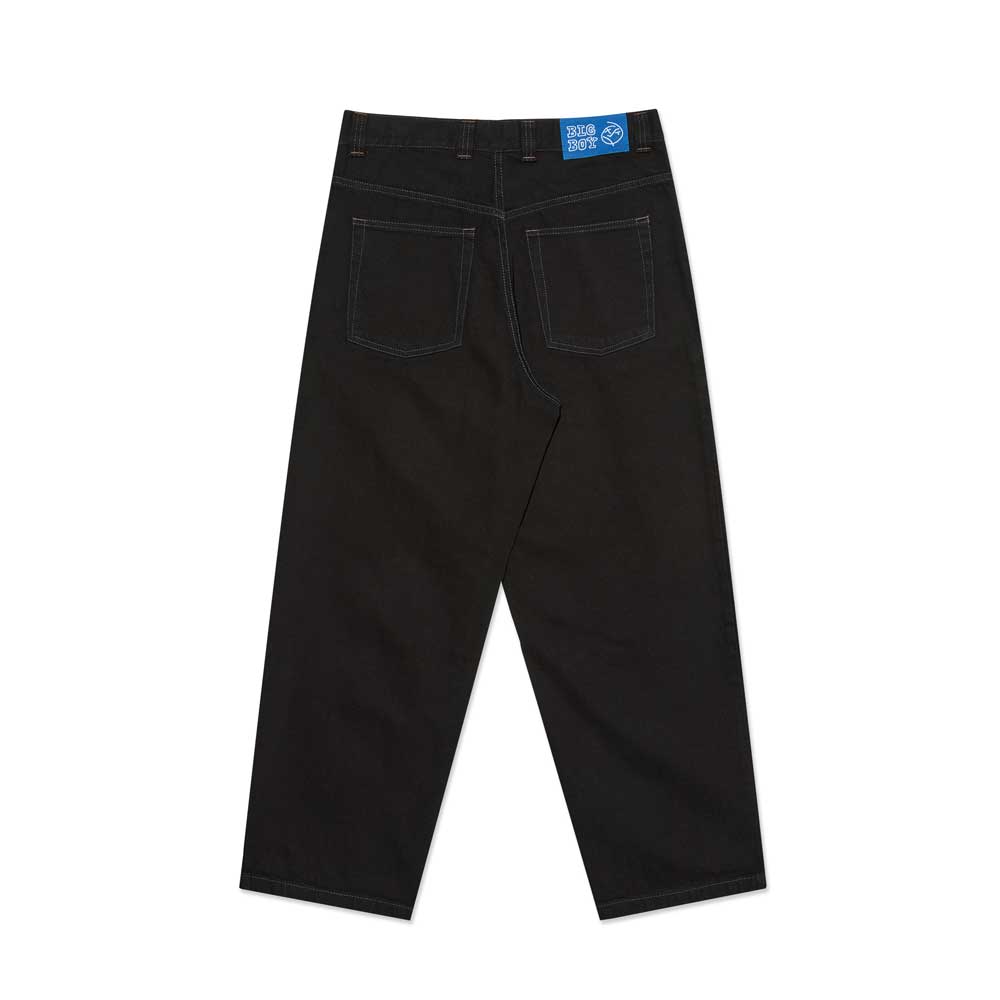 Polar 'Big Boy' Jeans (Black / Blue Stitching)