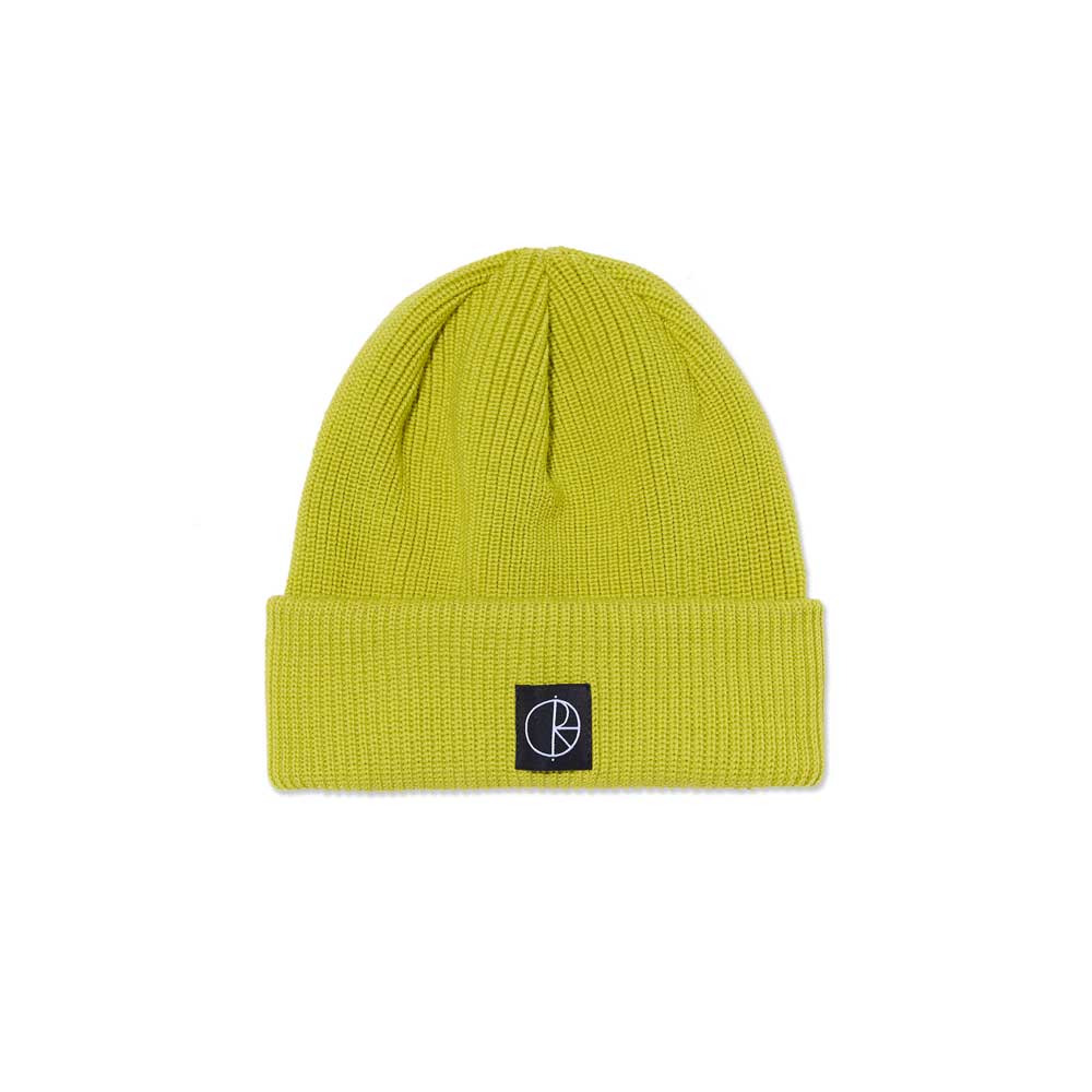 Polar Double Fold Merino Beanie (Moss Green)