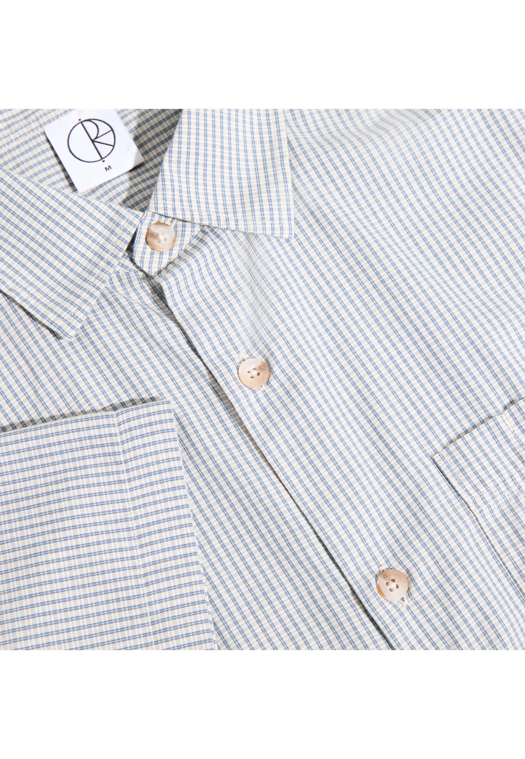 Polar 'Mitch' Short Sleeve Shirt (Blue Check)