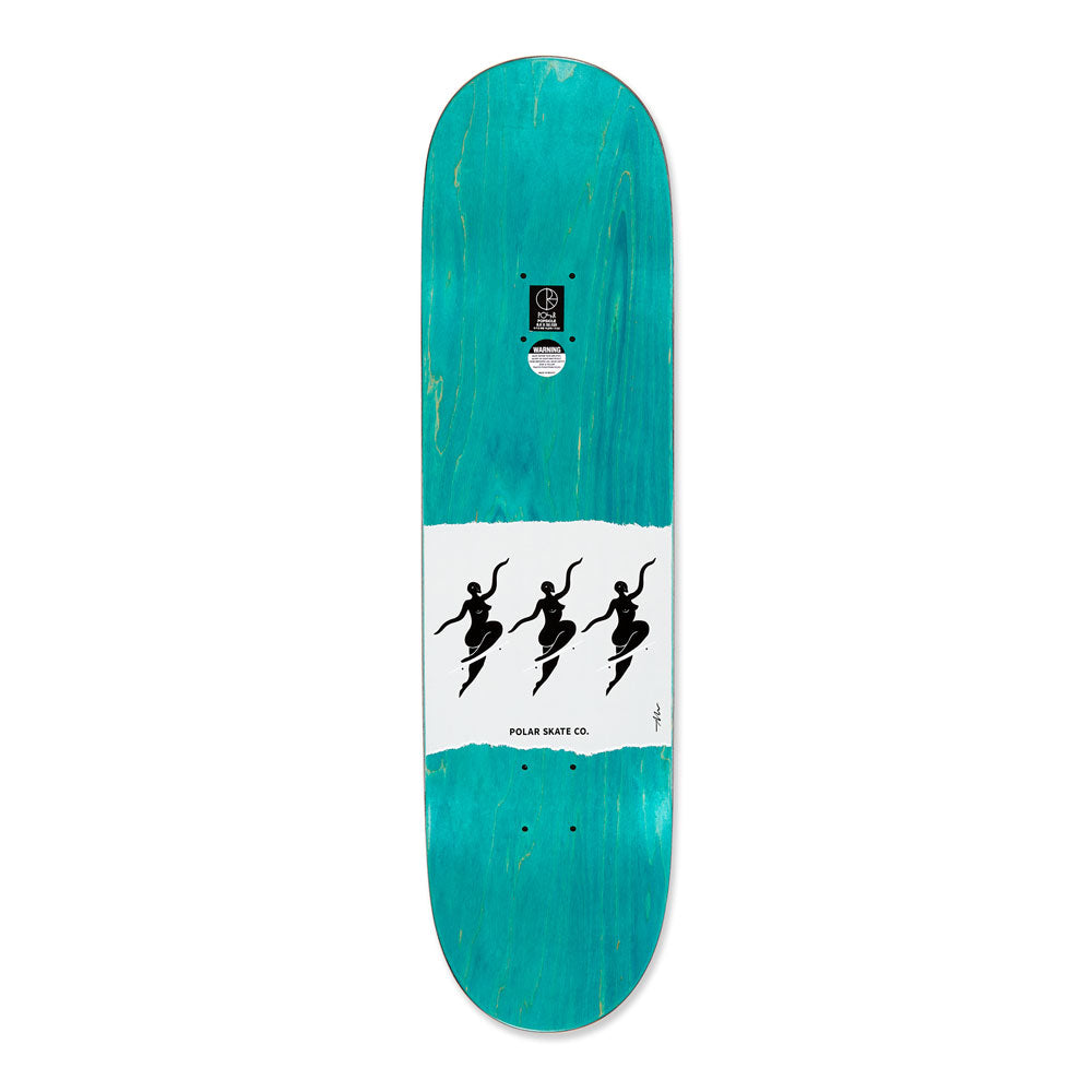 Polar 'No Complies' 8.5" Deck (White)