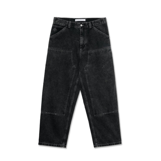 Polar 'Big Boy Double Knee' Work Pant Jeans (Silver Black)