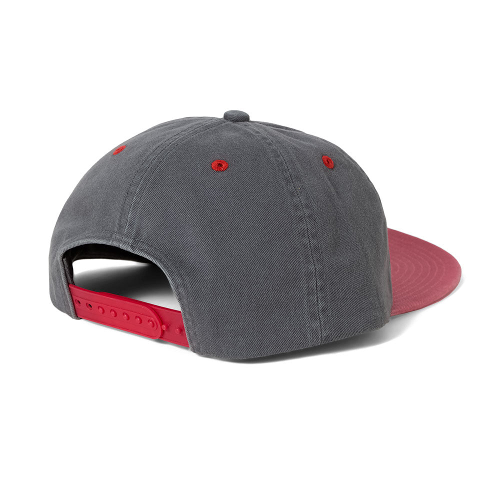 Polar 'Speed Club' 6 Panel Michael Cap (Grey / Red)