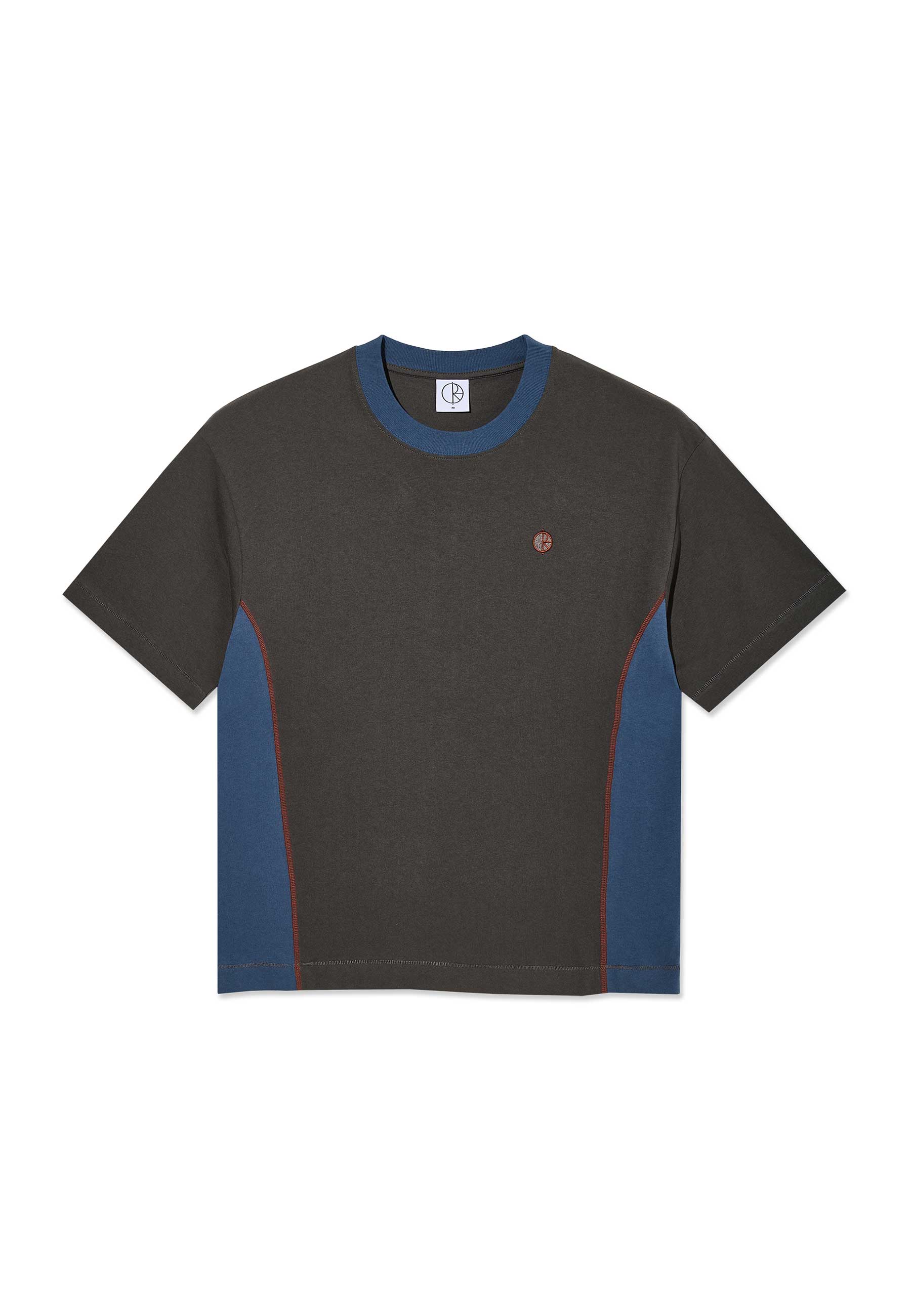 Polar Surf Panel T-Shirt (Dirty Black / Grey Blue)