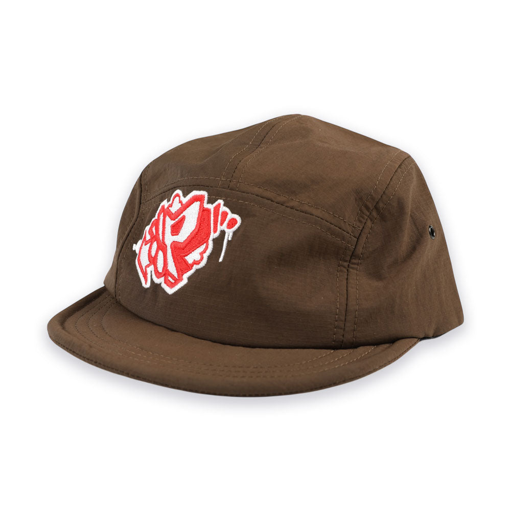 Sensory Perception 'P' 5 Panel Cap (Brown)