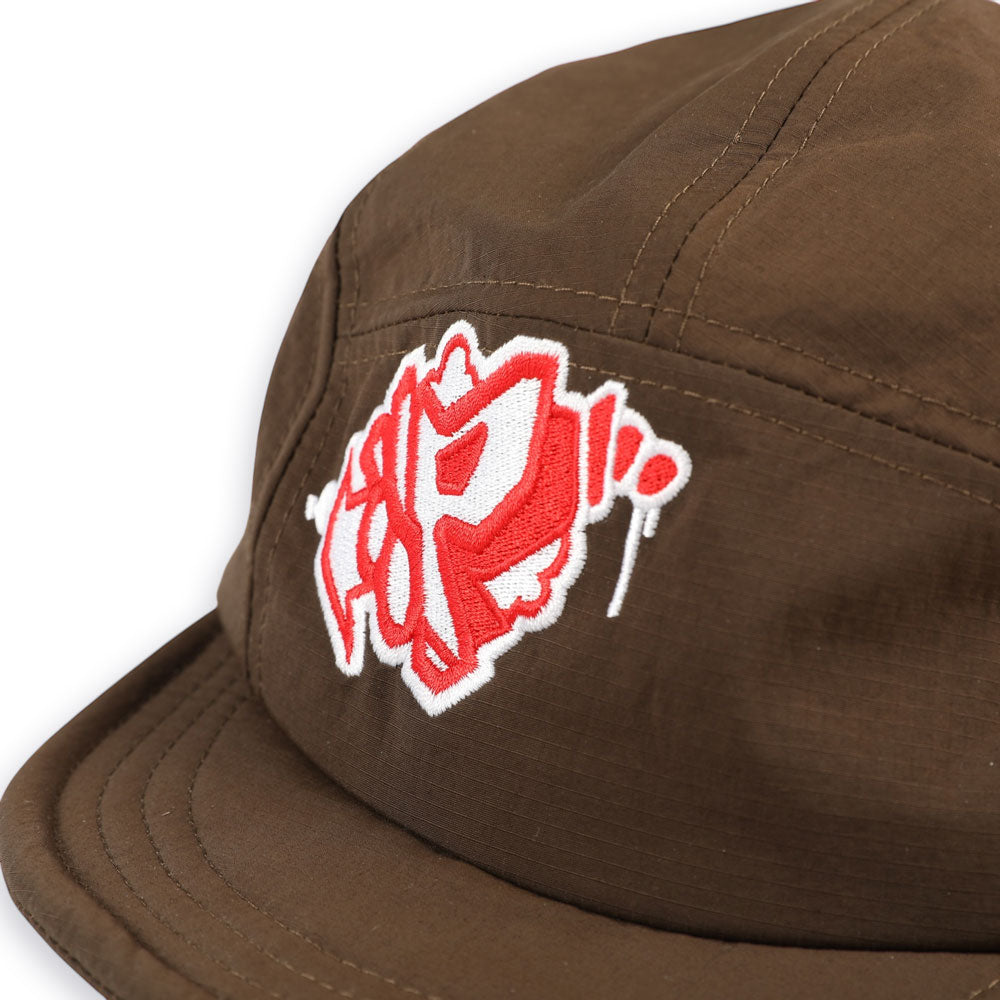 Sensory Perception 'P' 5 Panel Cap (Brown)