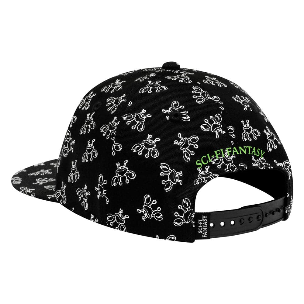 Sci-Fi Fantasy 'Crab' 6 Panel Cap (Black)