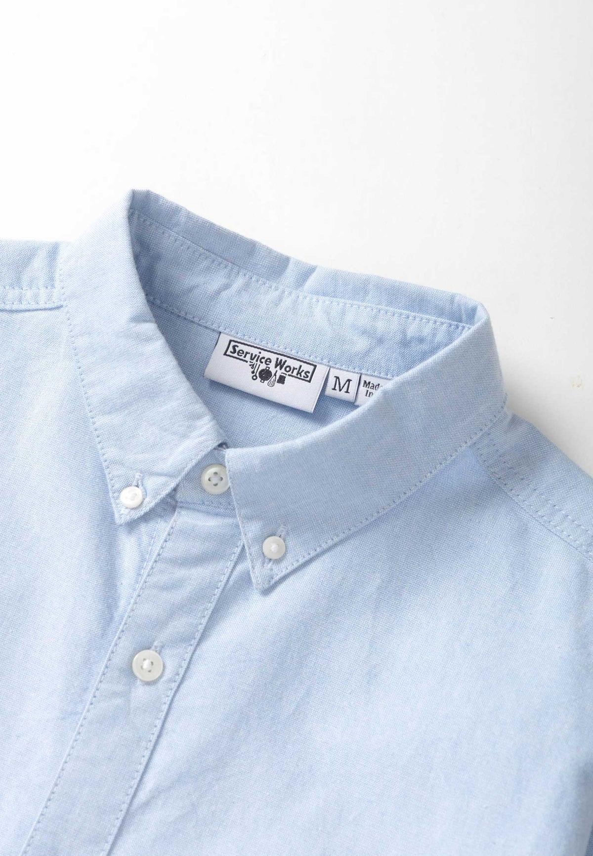 Service Works 'Artichoke' Oxford Shirt (Blue)