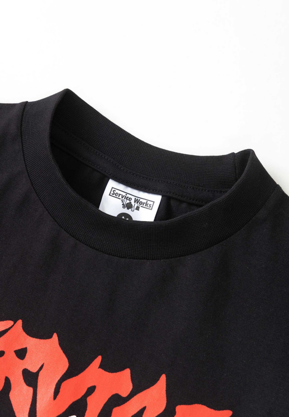 Service Works 'Boiling Point' Long Sleeve T'Shirt (Black)