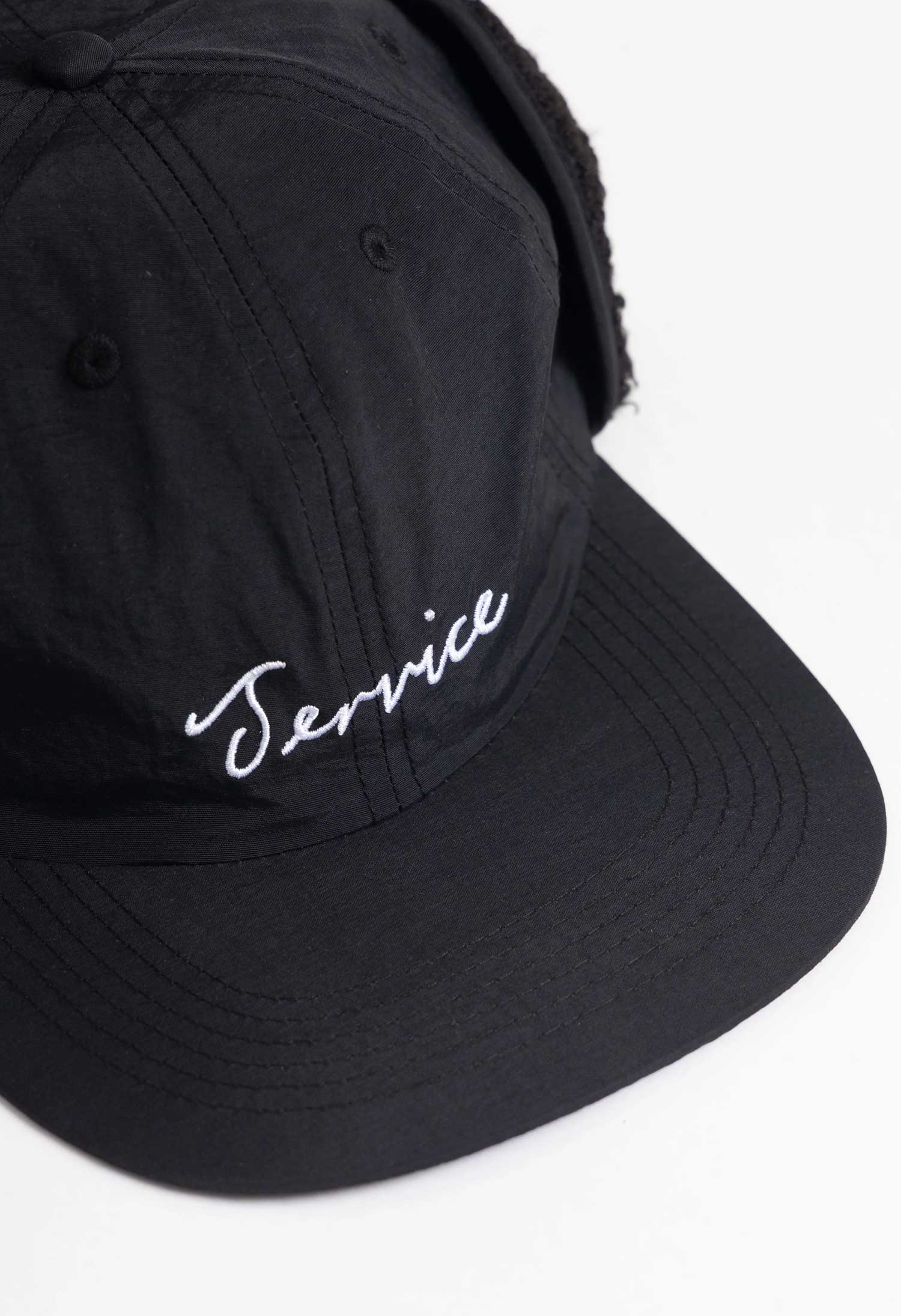 Service Works 'Script' Trapper Cap (Black)