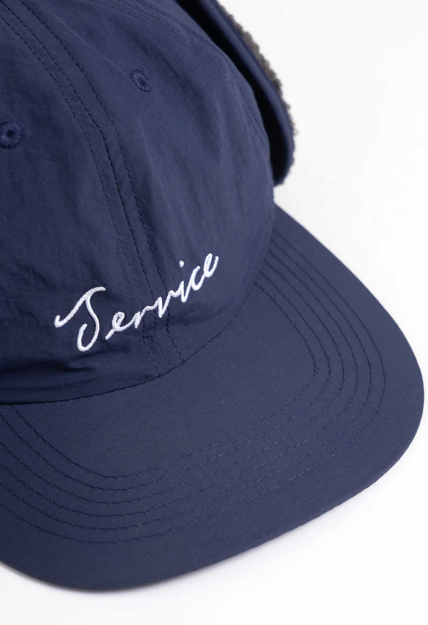 Service Works 'Script' Trapper Cap (Navy)