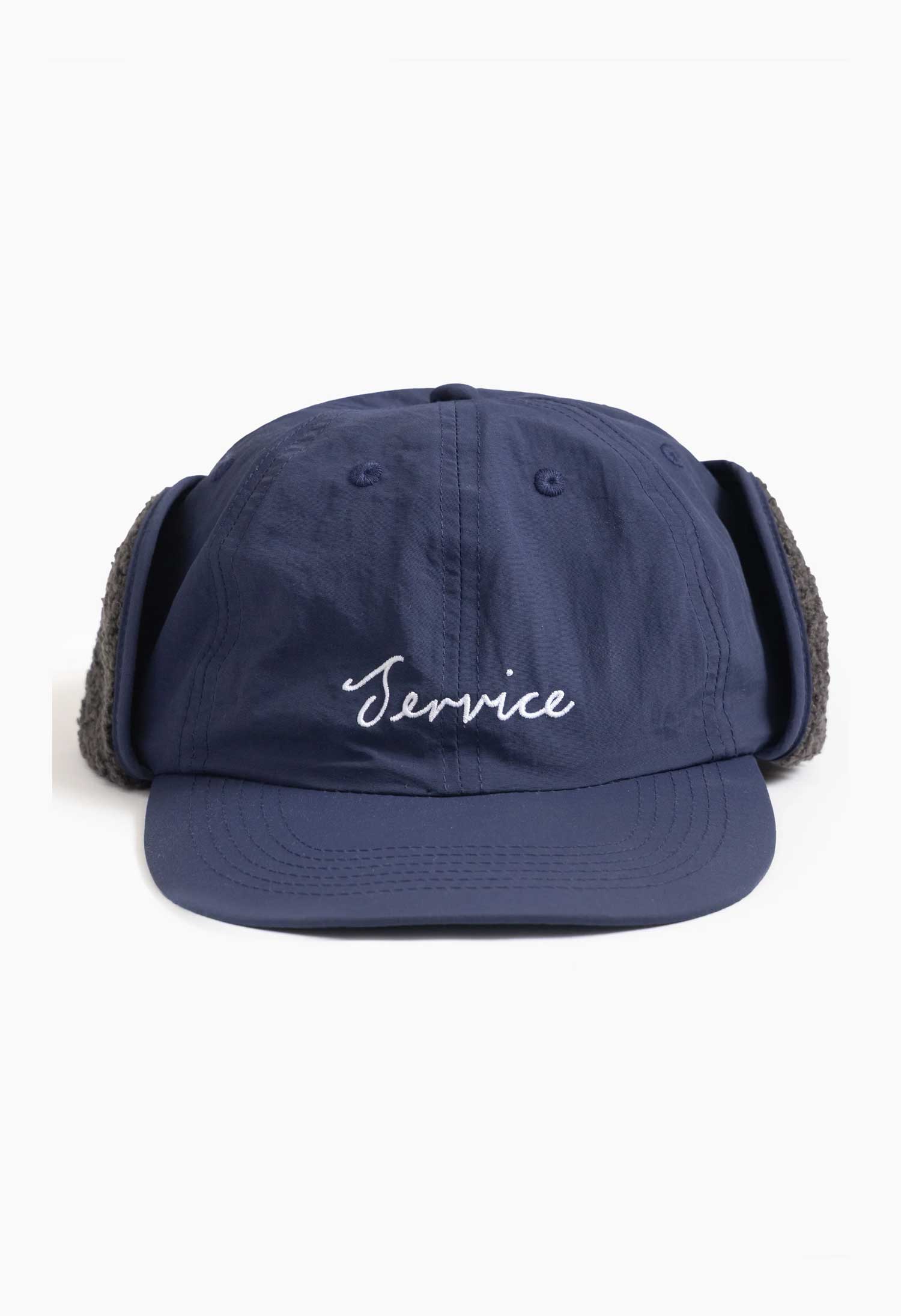 Service Works 'Script' Trapper Cap (Navy)