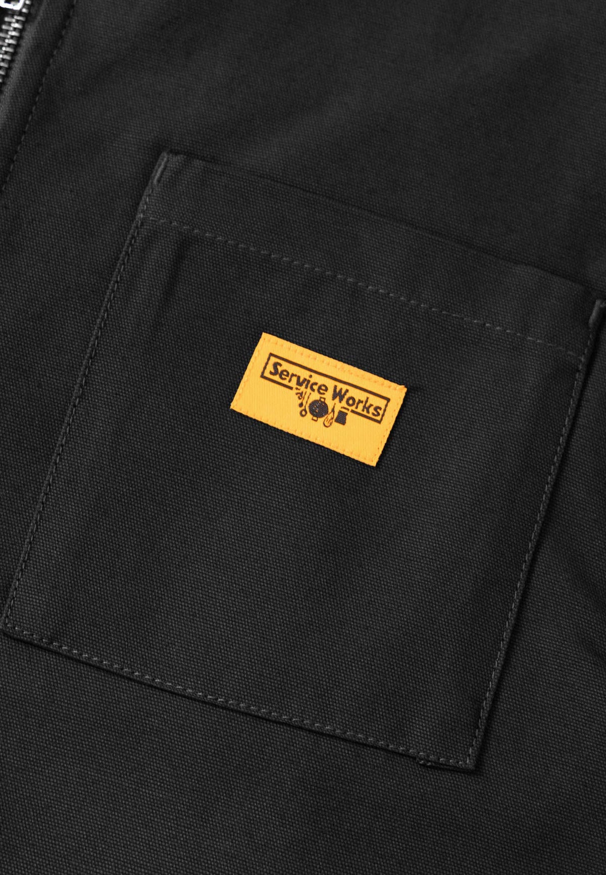Service Works Canvas Work Vest (Black)