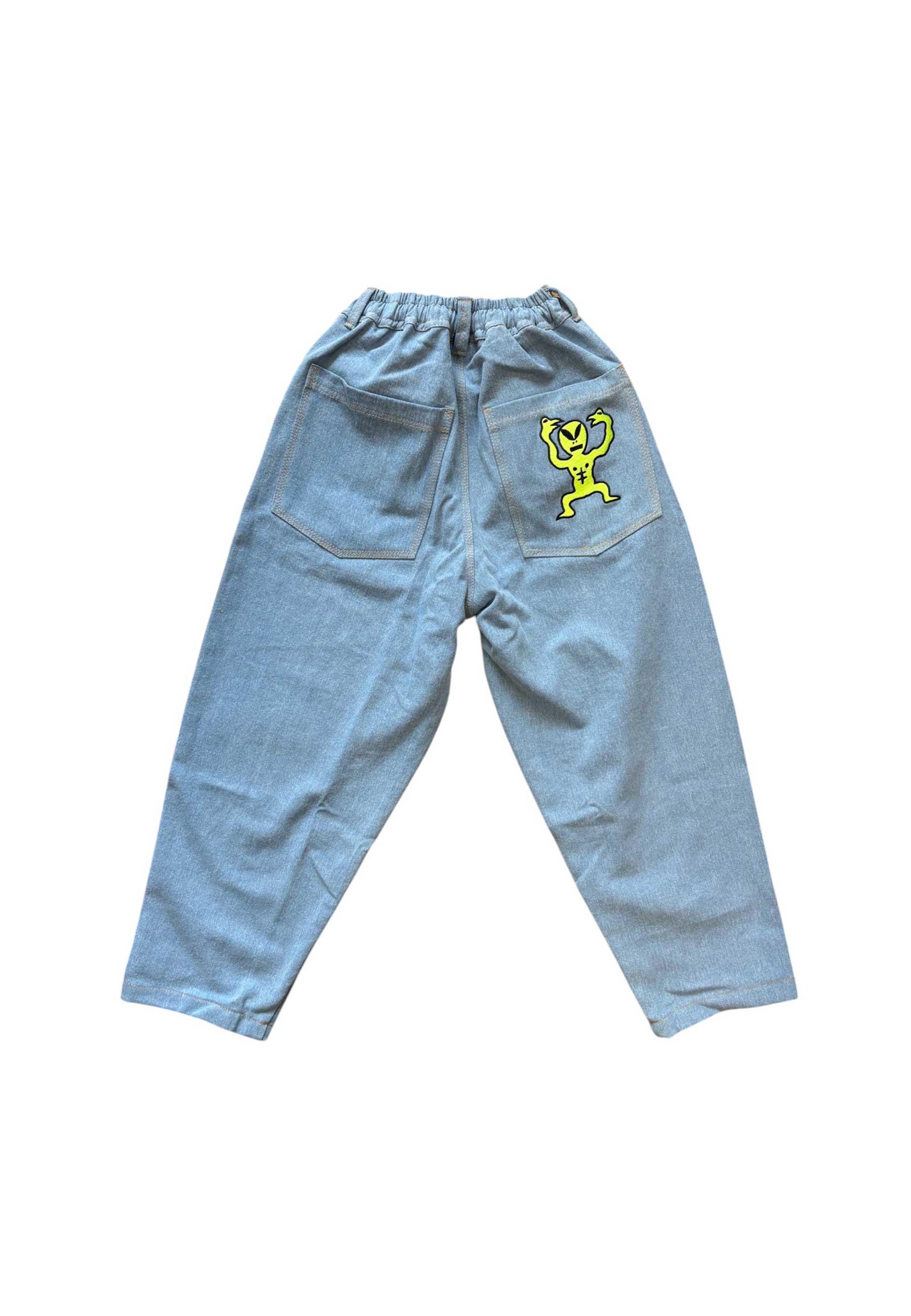 Sex 'Alien Guy' Baggy Denim Pants (Light Blue)