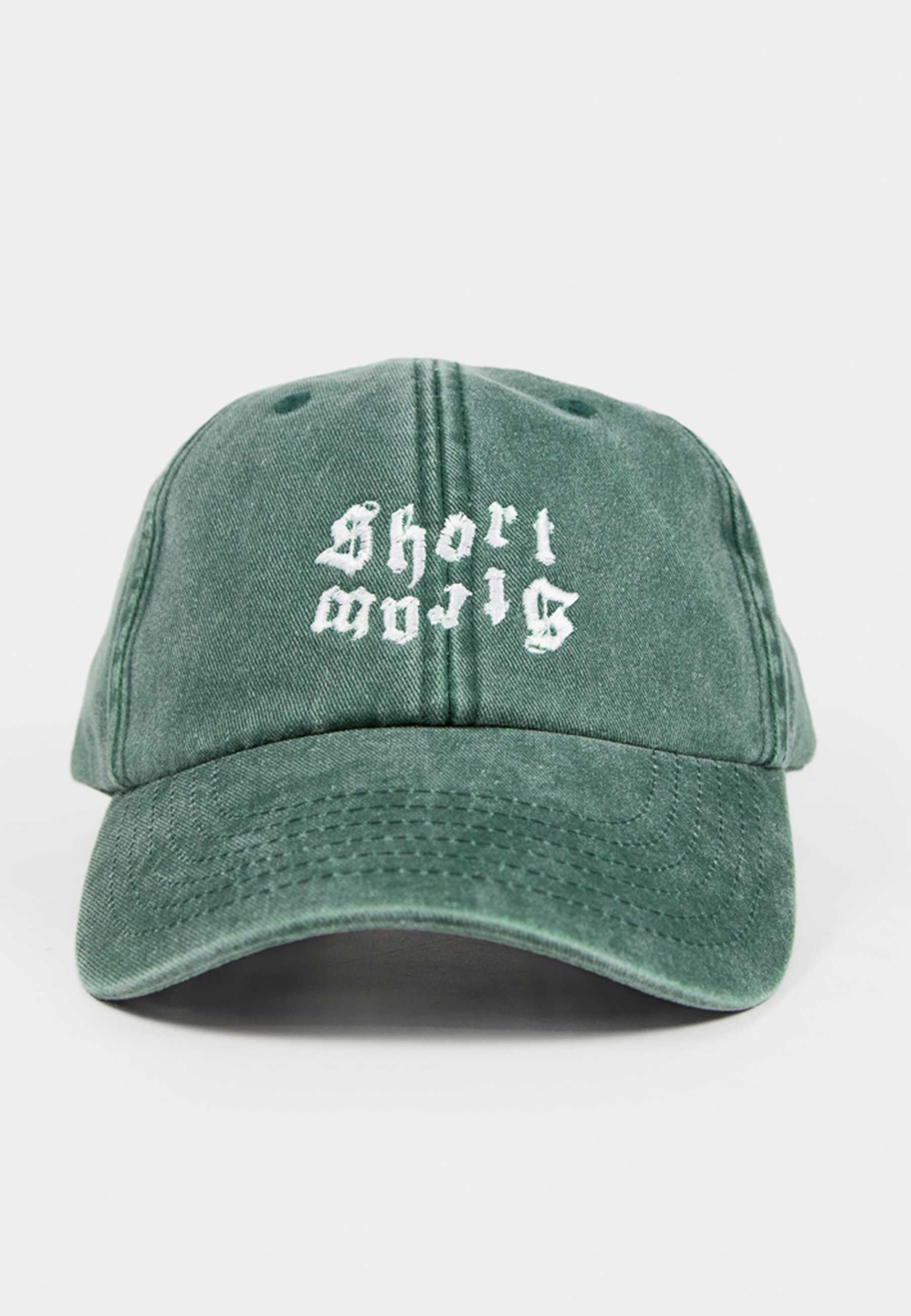 Short Straw 'Bat' 6 Panel Cap (Green)