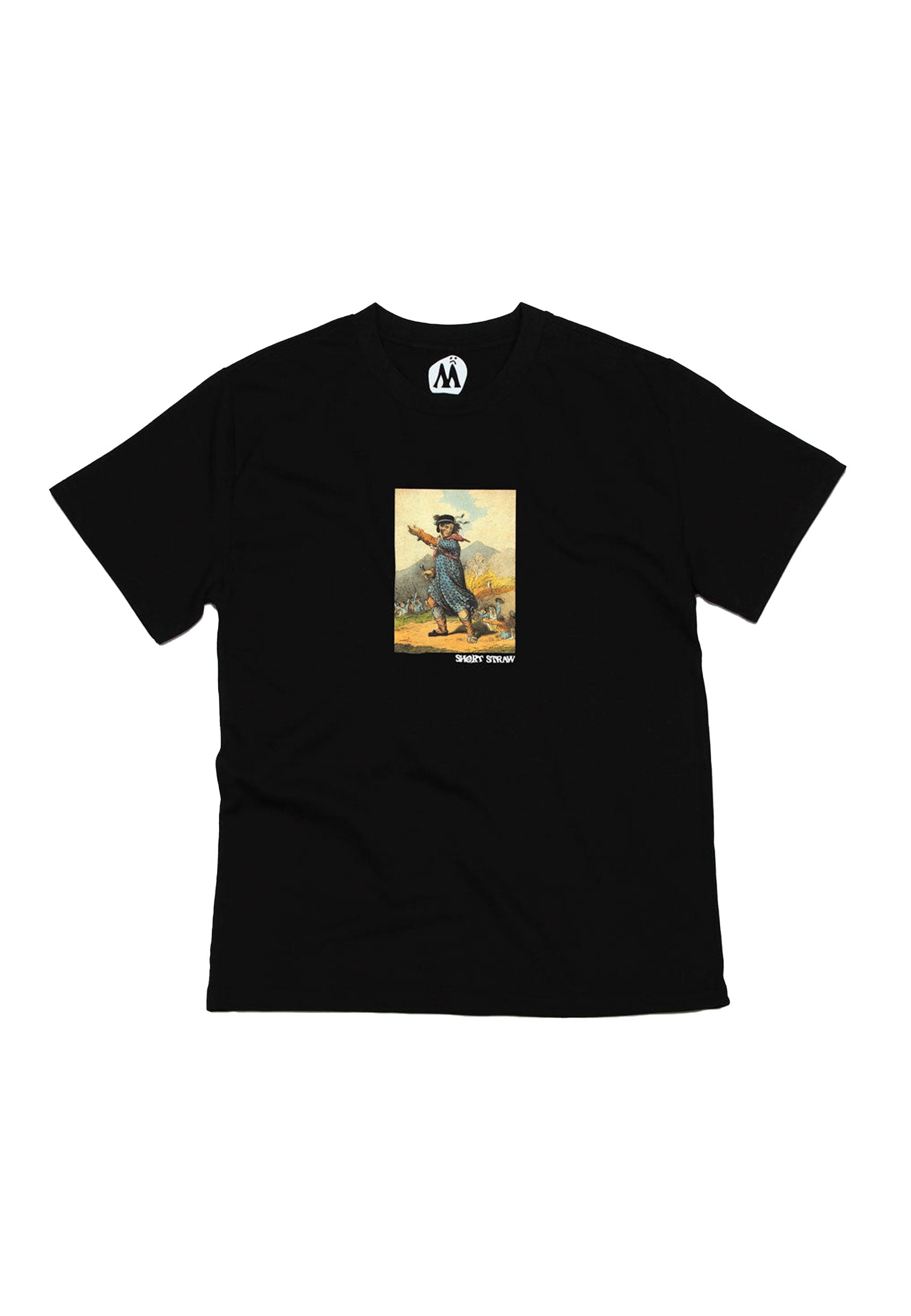 Short Straw 'Ludd' T-Shirt (Black)