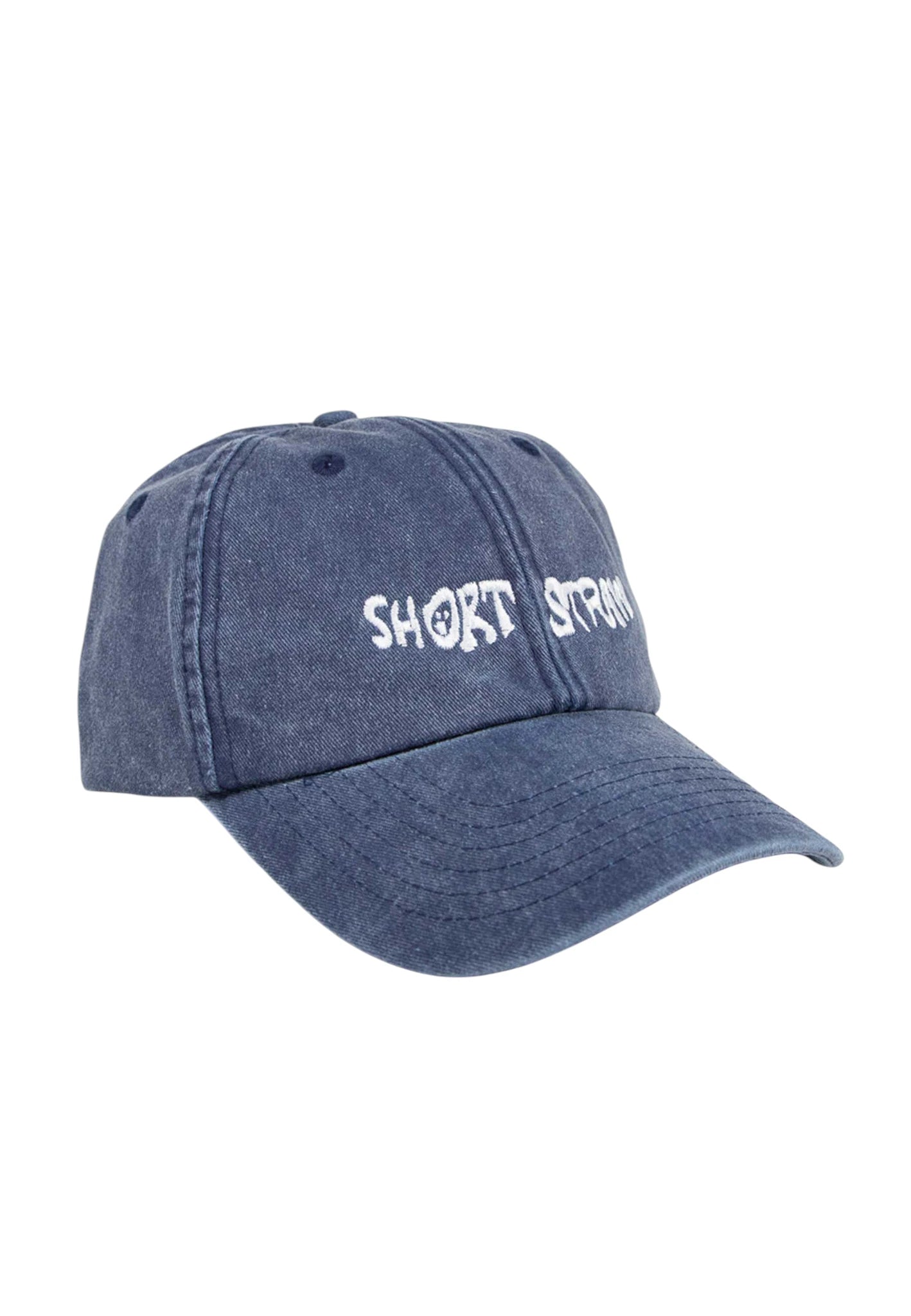 Short Straw 'Warped' 6 Panel Cap (Denim)