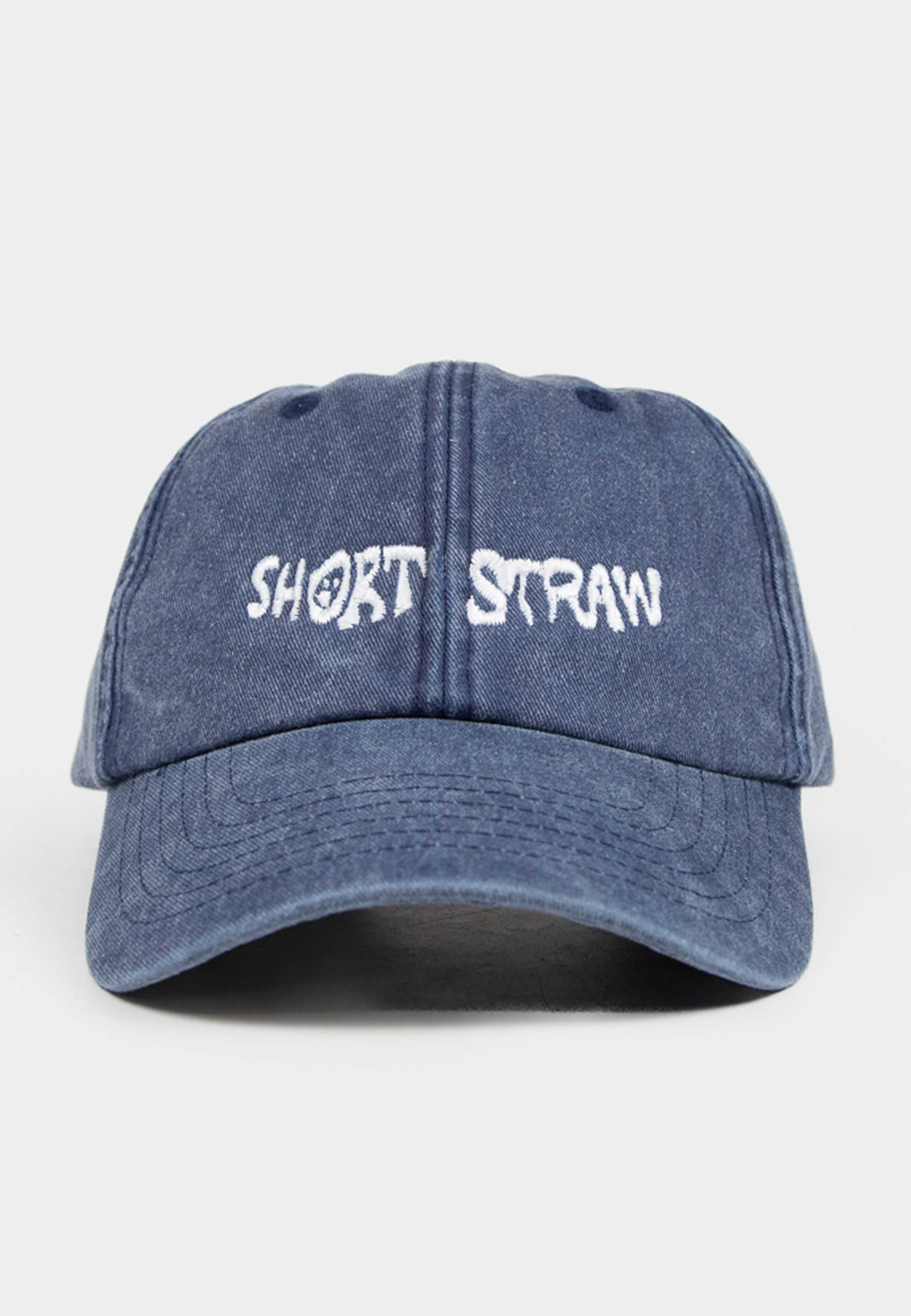 Short Straw 'Warped' 6 Panel Cap (Denim)