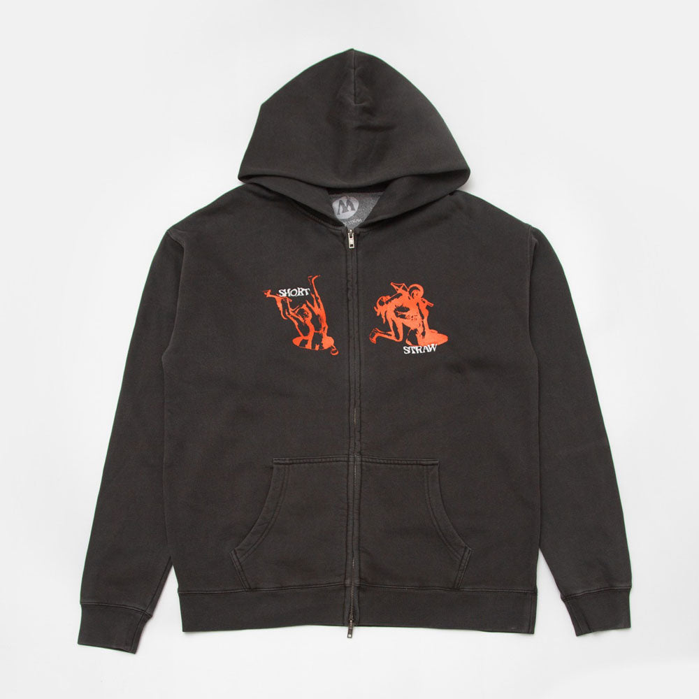Short Straw 'Divorce' Zip Hood (Black)