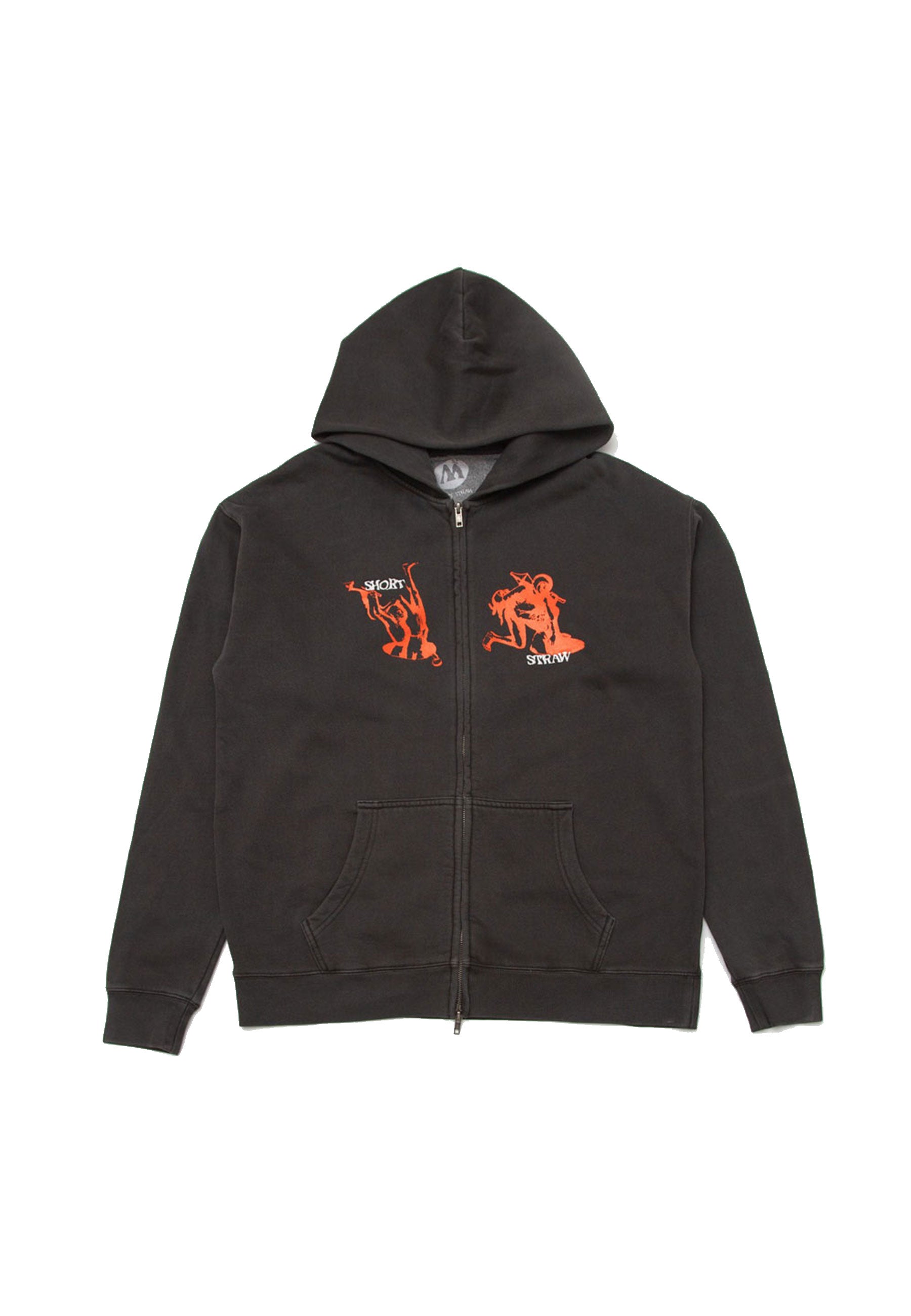 Short Straw 'Divorce' Zip Hood (Black)