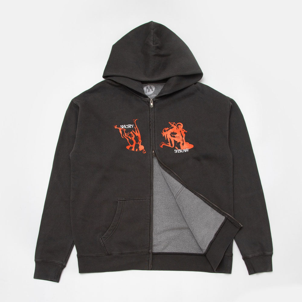 Short Straw 'Divorce' Zip Hood (Black)