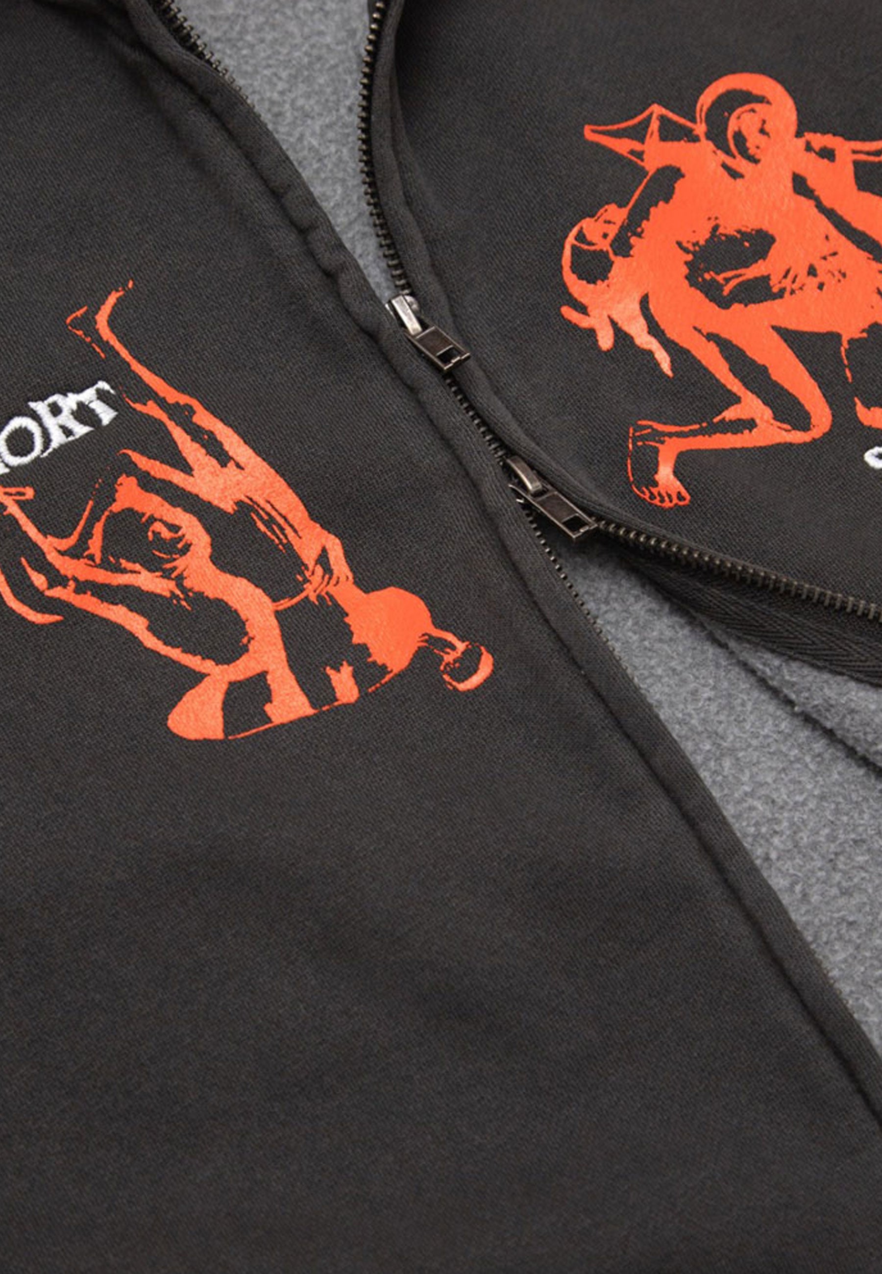 Short Straw 'Divorce' Zip Hood (Black)
