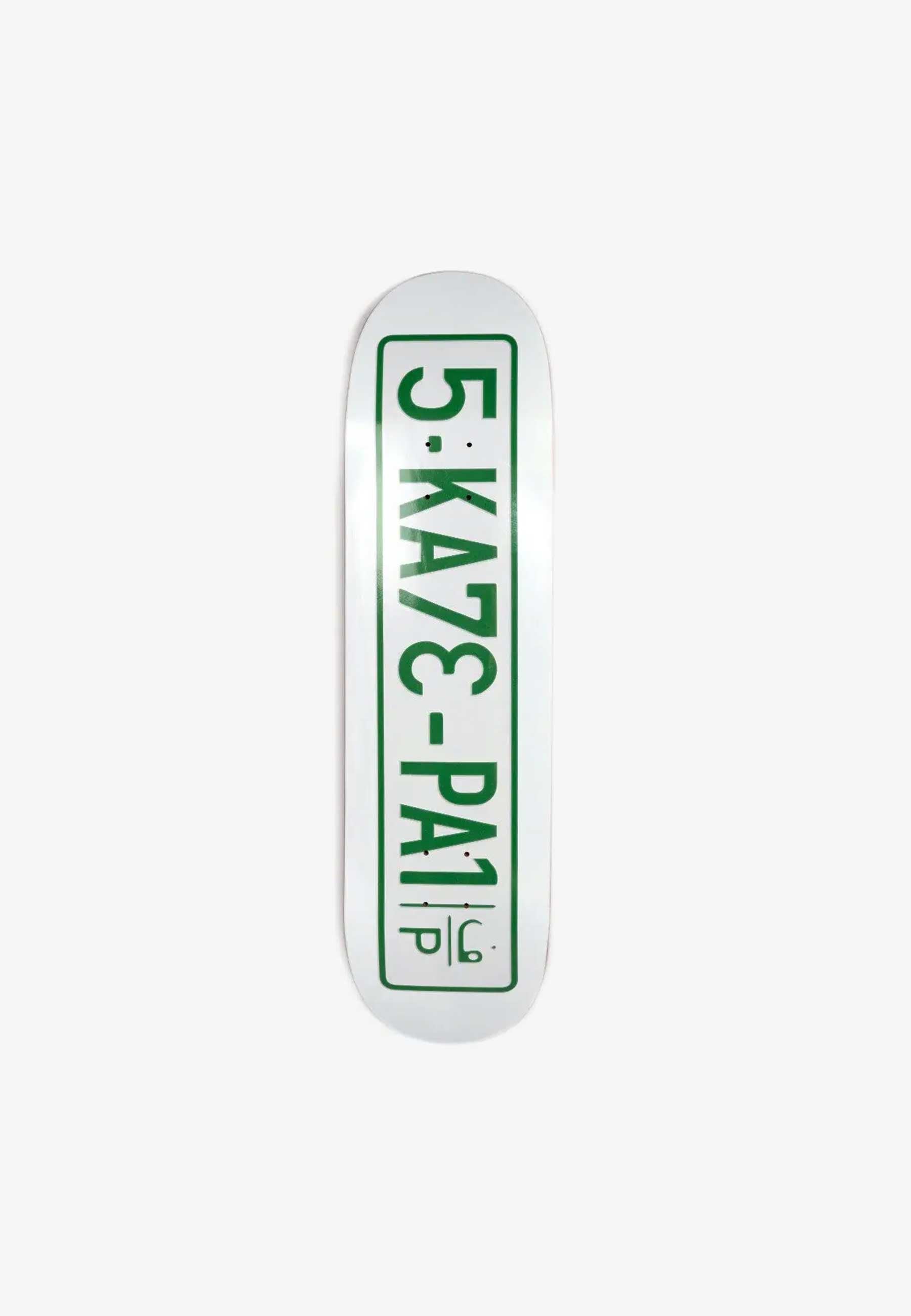 SkatePal 'Licence Plate' 8.38" Deck