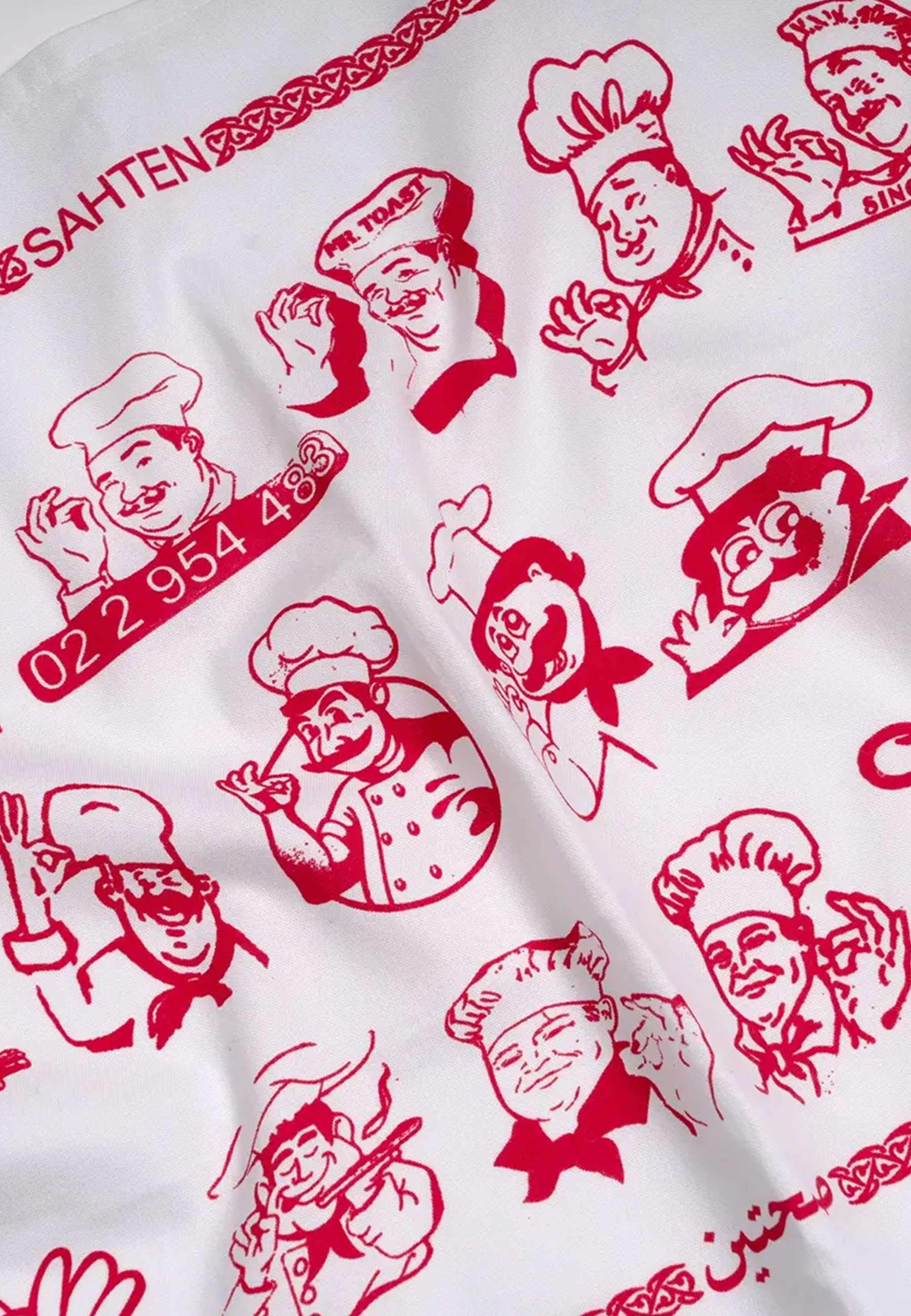 SkatePal 'Sahten' Tea Towel (White)