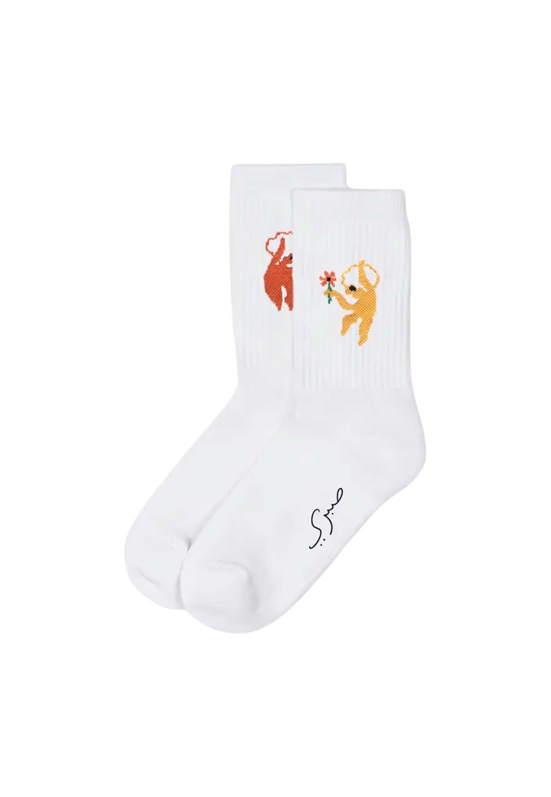 SkatePal X Sabri Sundos Socks (White)