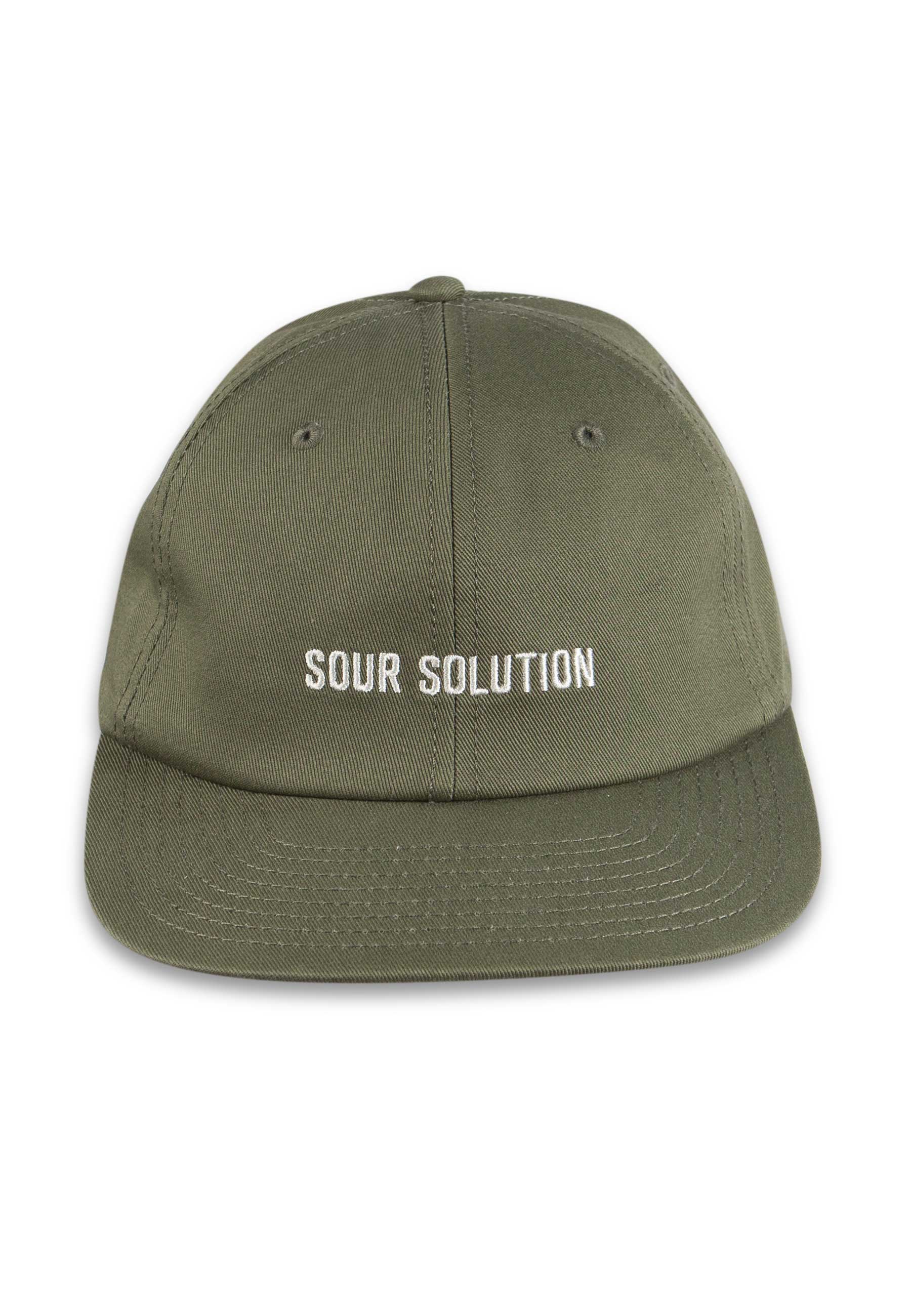 Sour Solution 6 Panel Cap (Olive)