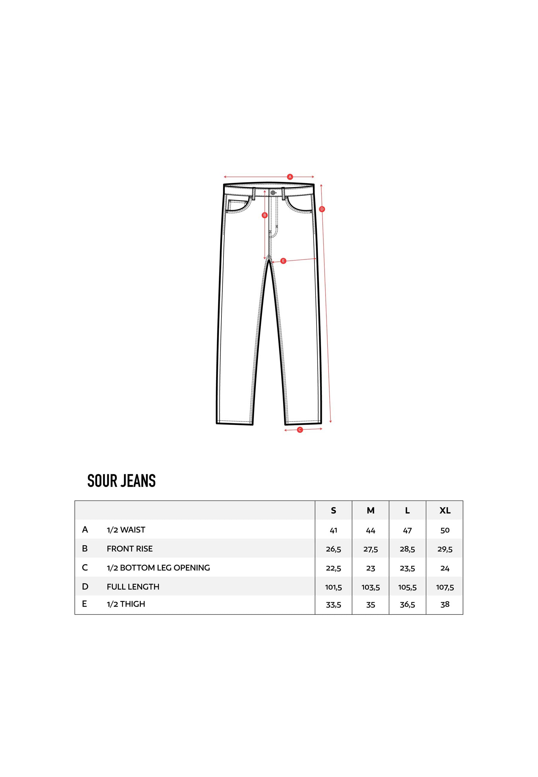 Sour Solution Loose Jeans (Light Blue)