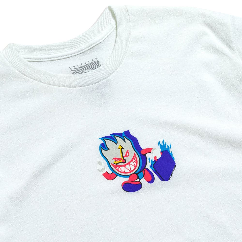 Spitfire X Sci-Fi Fantasy 'Burning Time' T-Shirt (White)