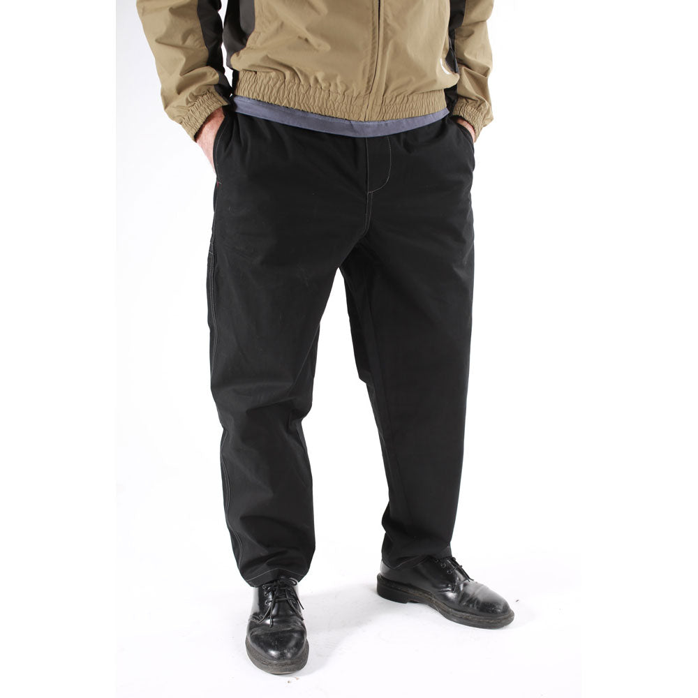 Theories 'Stamp' Lounge Pants (Black / Grey Contrast Stitch)