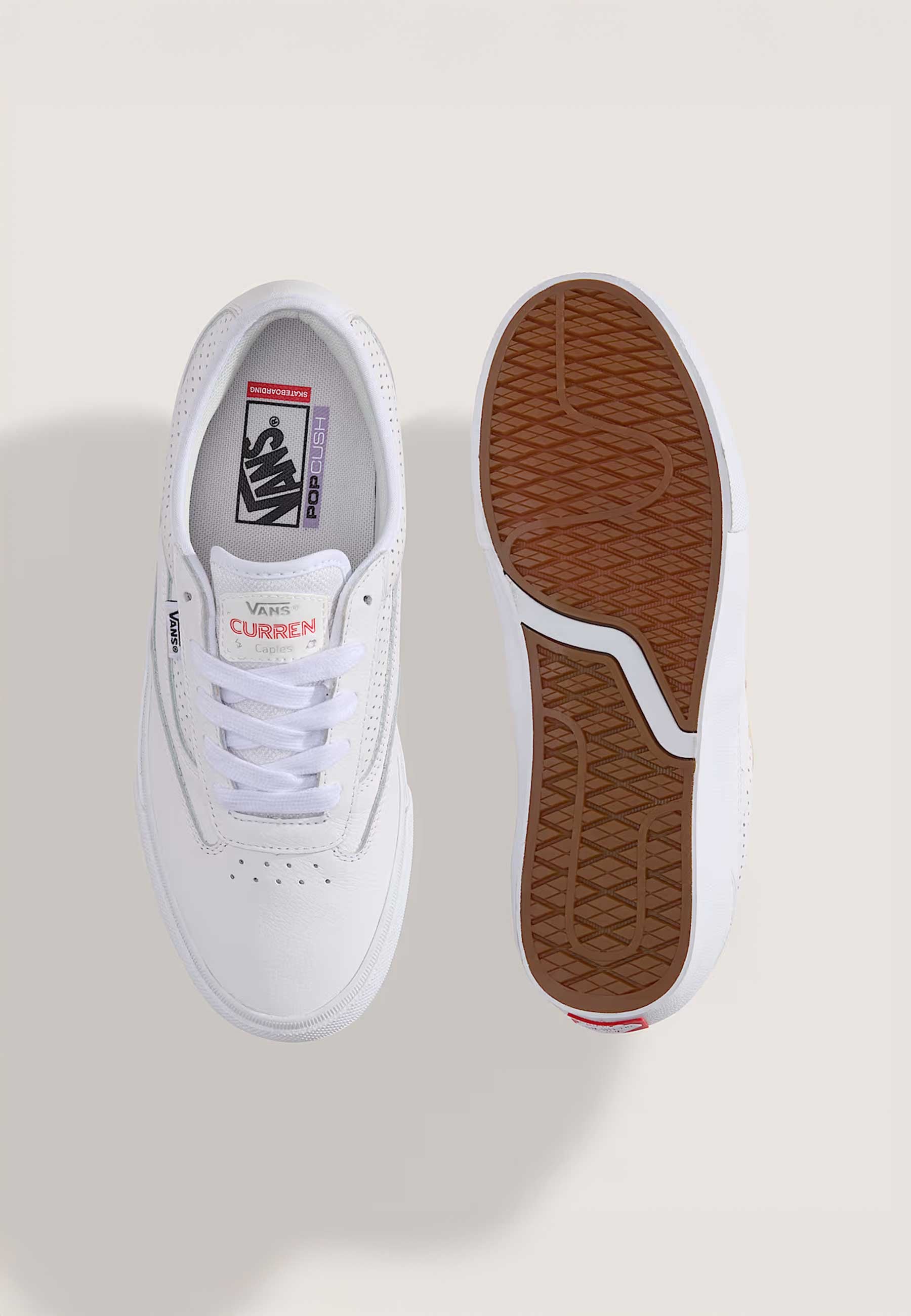 Vans 'Curren Caples' Skate Shoes (Daz White)
