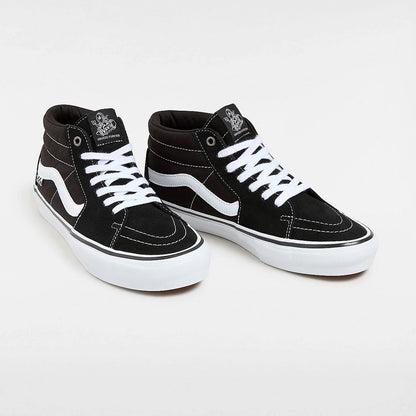 Vans 'Skate Grosso Mid' Skate Shoes (Black / White)