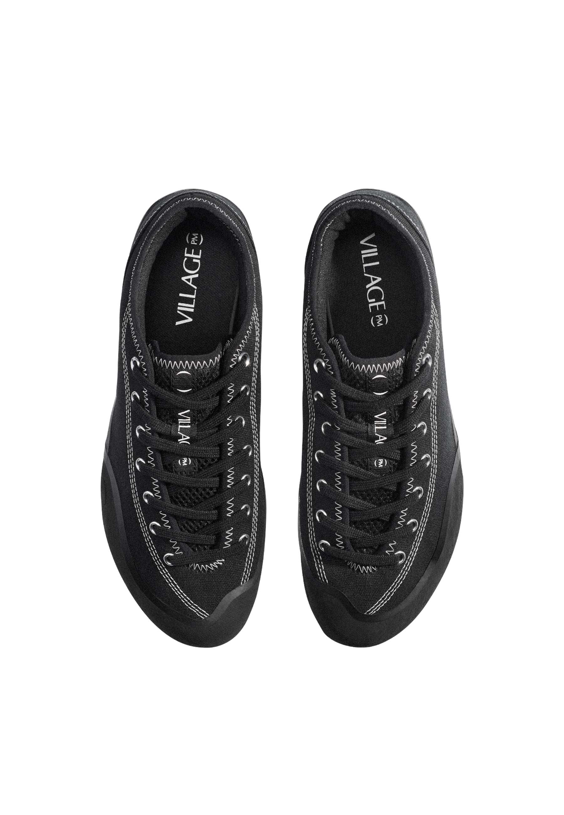 Village PM '1:30pm' Skate Shoes (Black / Natural Black)