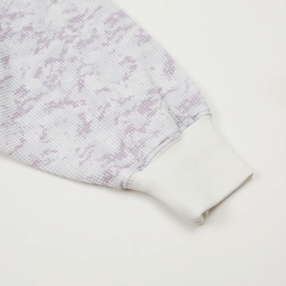 Yardsale 'Camo Zero' Zip Waffle Hood (Washed White)