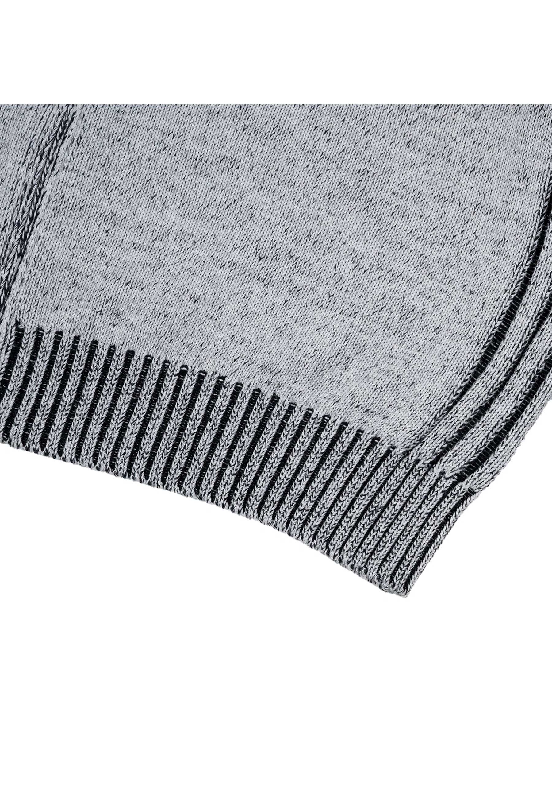 Yardsale 'Heathered Phantasy' Knitted Jacket (Stone / Black)