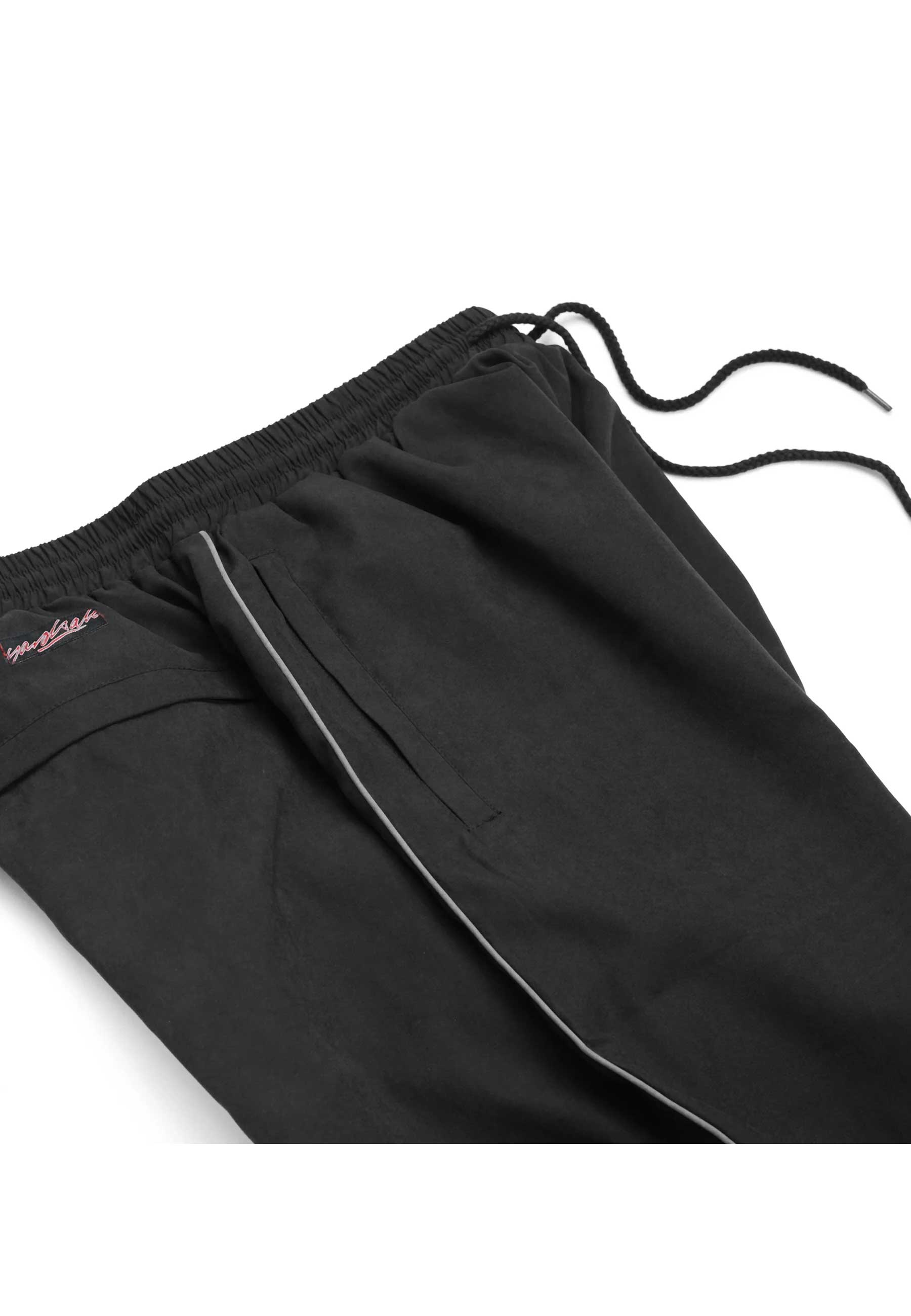 Yardsale 'Luna' Shell Tracksuit Bottoms (Black / Grey)