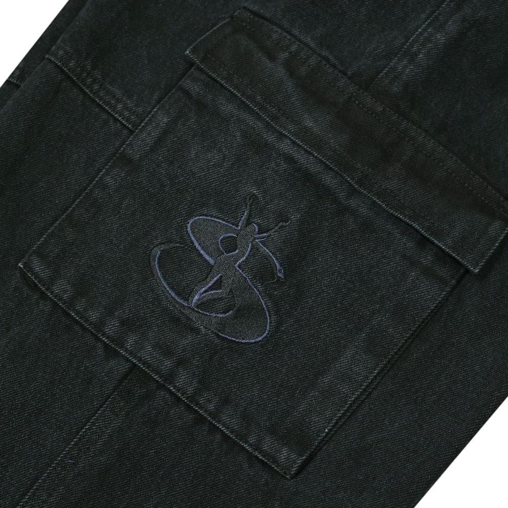 Yardsale 'Tactical Phantasy Cargo' Jeans (Black)