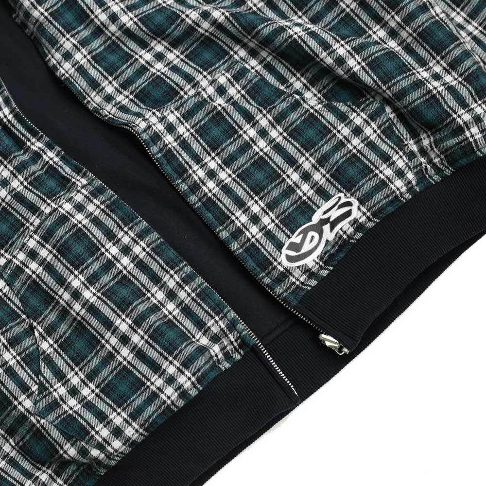 Yardsale Reversible Flannel Hood (Green / Black)
