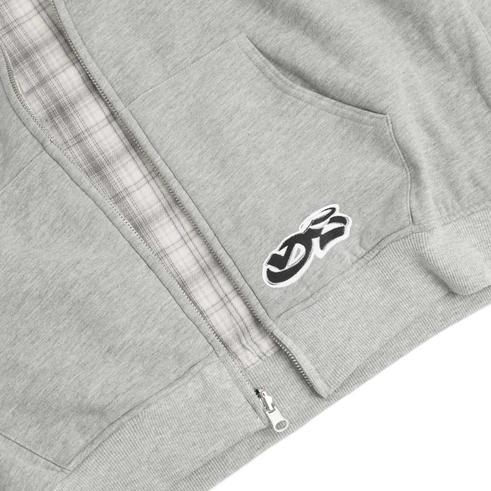Yardsale Reversible Flannel Hood (Grey / Stone)