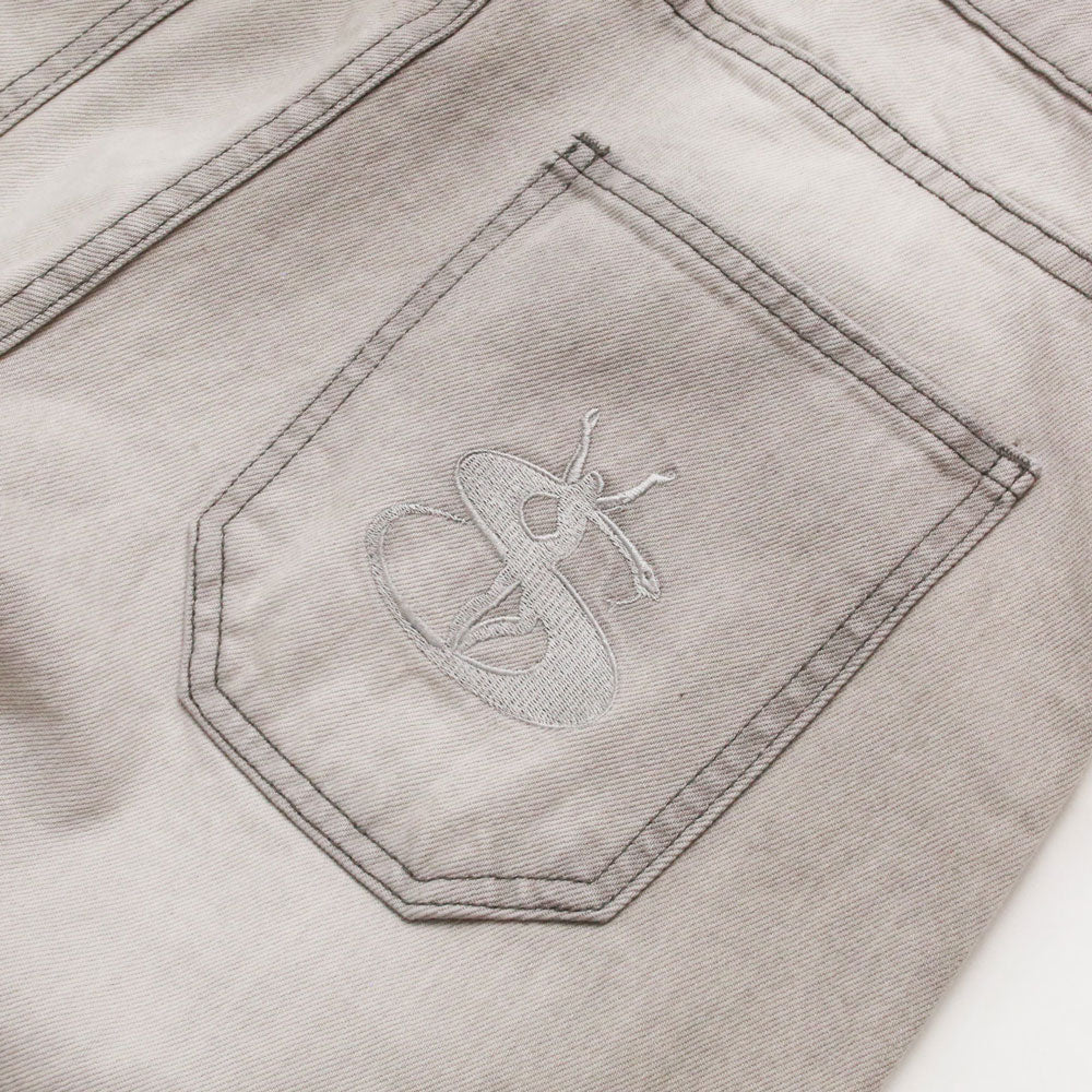 Yardsale 'Slub Stain Phantasy' Jeans (Silver)