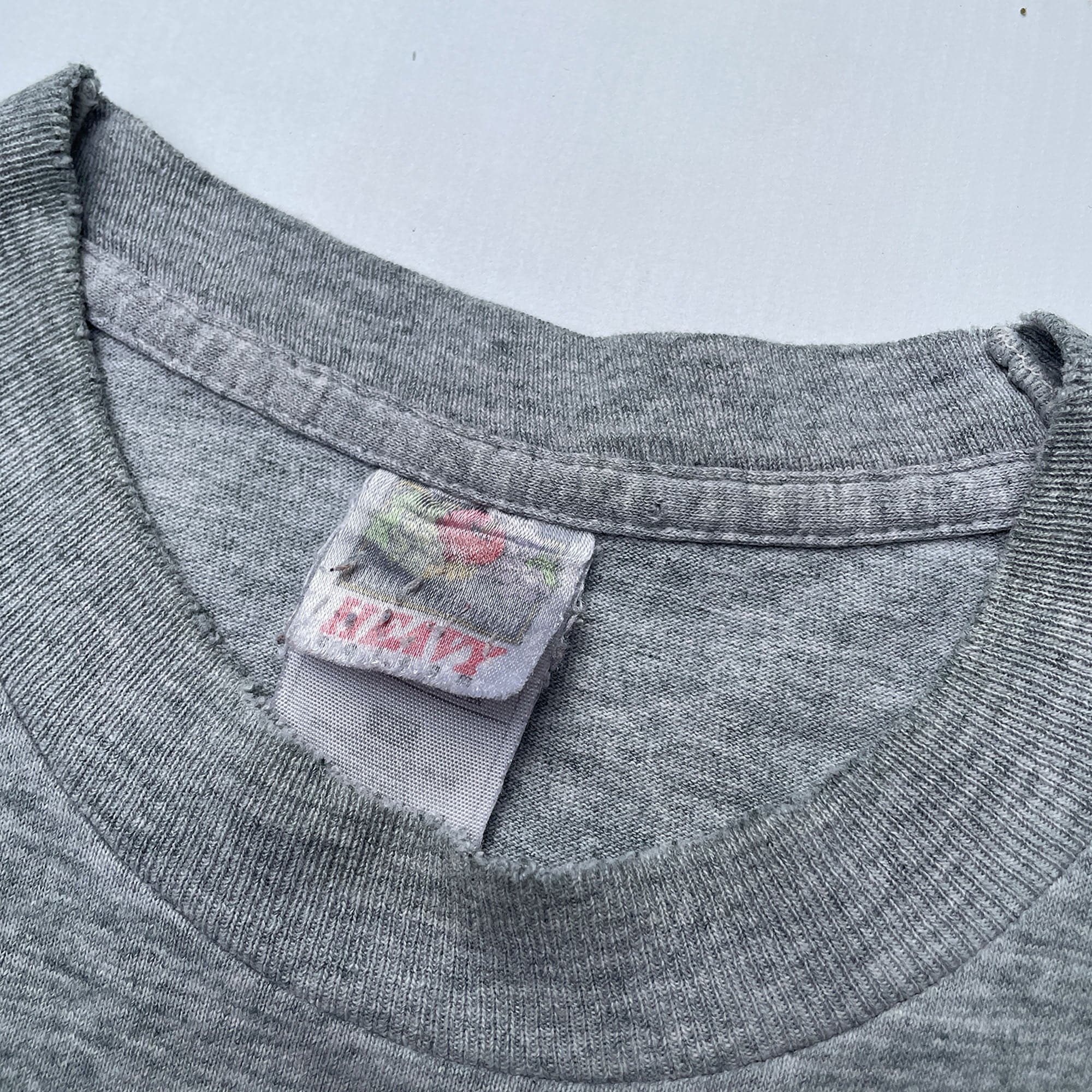 Adrenalin 'Adrenalin logo' Single Stitched T-Shirt (Heather Grey) VINTAGE 90s