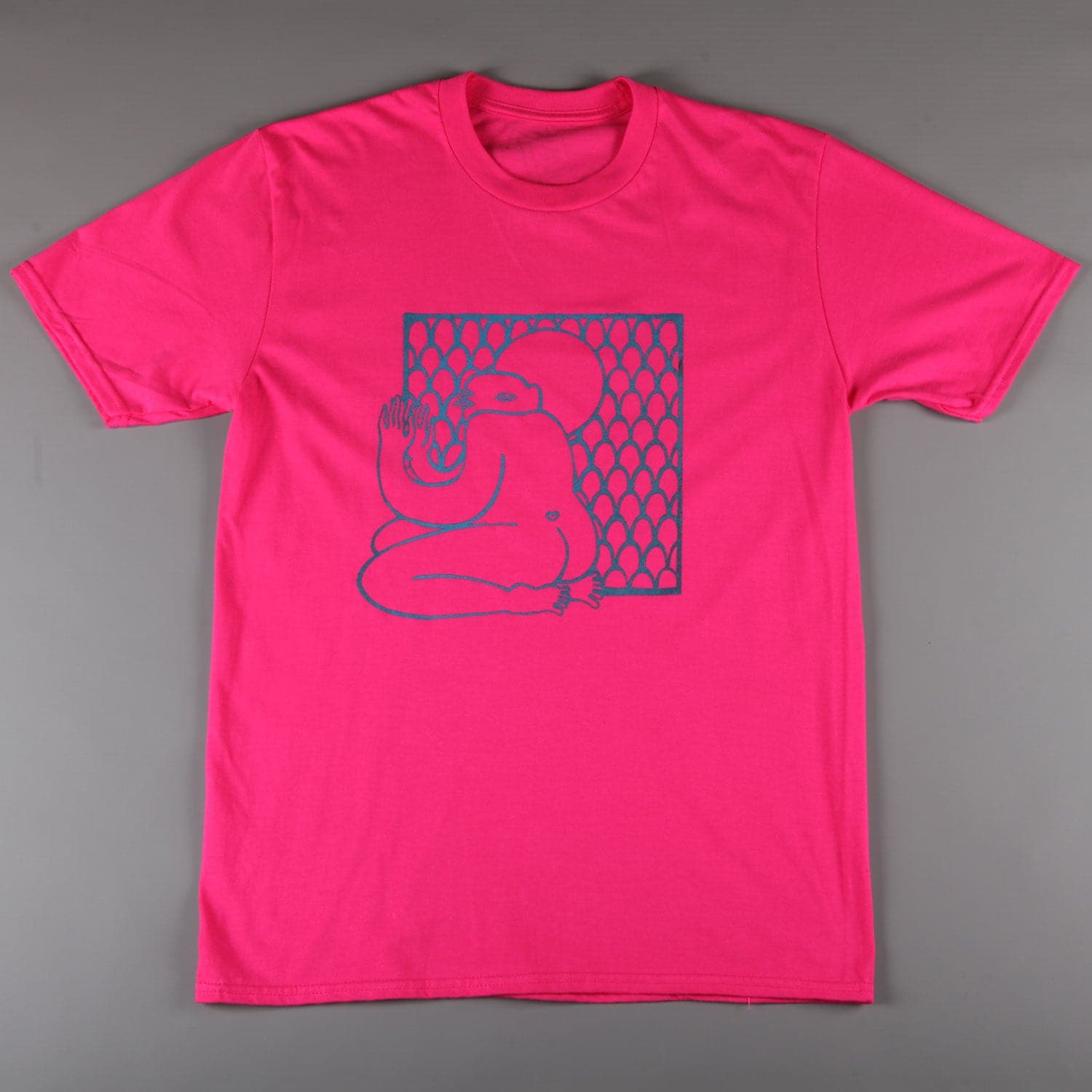 2SOFTiez 'Tiny Heart Lady' T-Shirt (Super Pink)