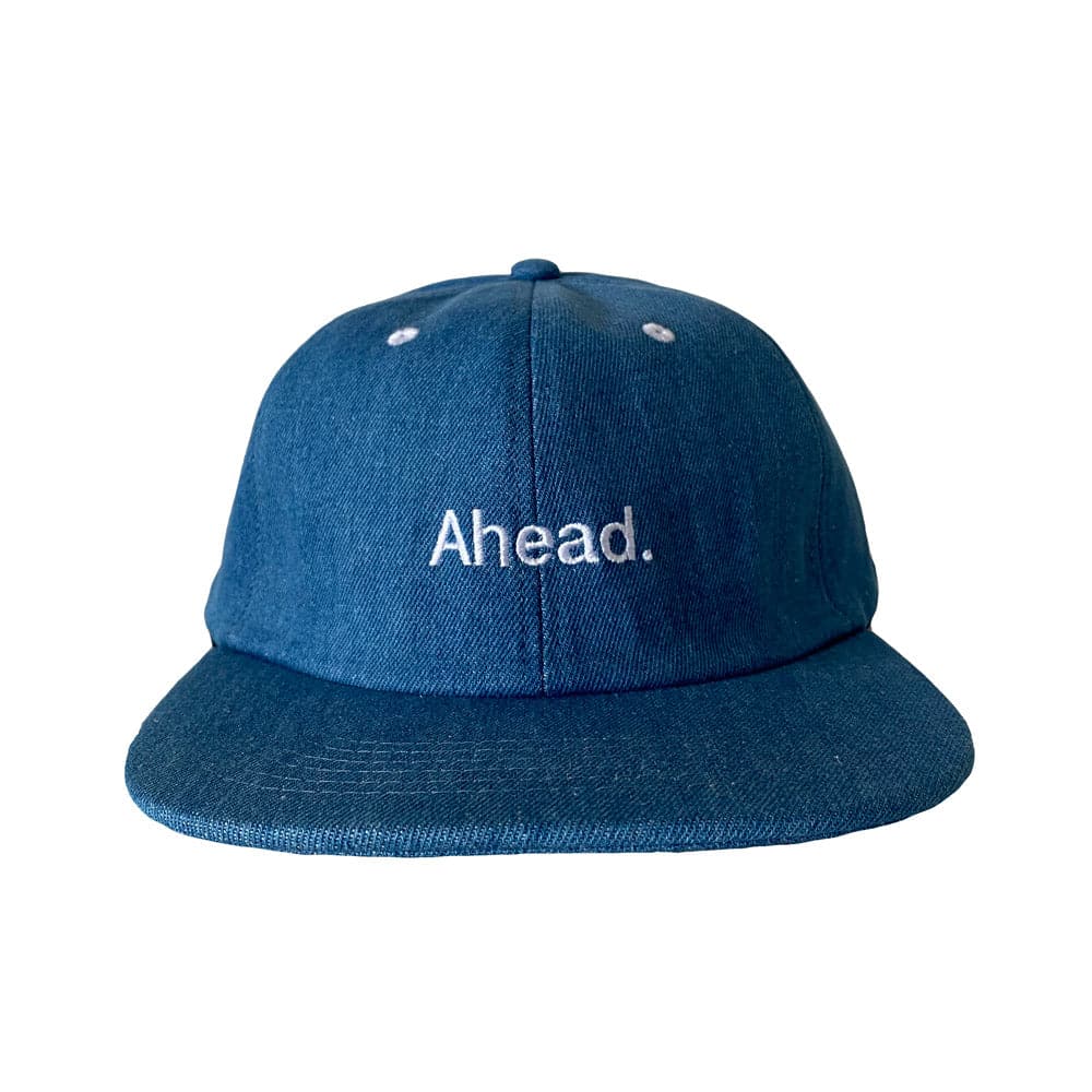 Ahead 'Trademark' 6 Panel Cap (Blue Denim)