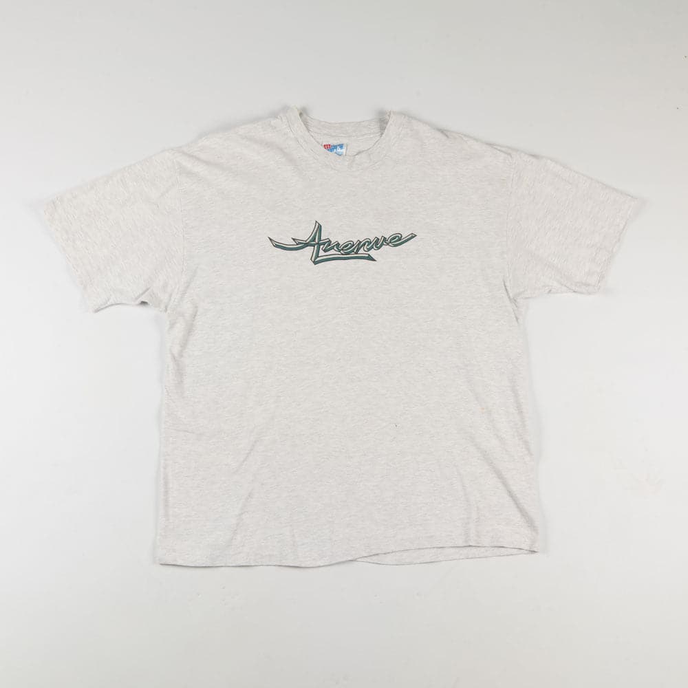 Avenue 'Avenue Logo' T-Shirt (Heather Grey) VINTAGE 90s