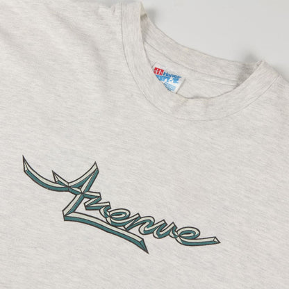 Avenue 'Avenue Logo' T-Shirt (Heather Grey) VINTAGE 90s